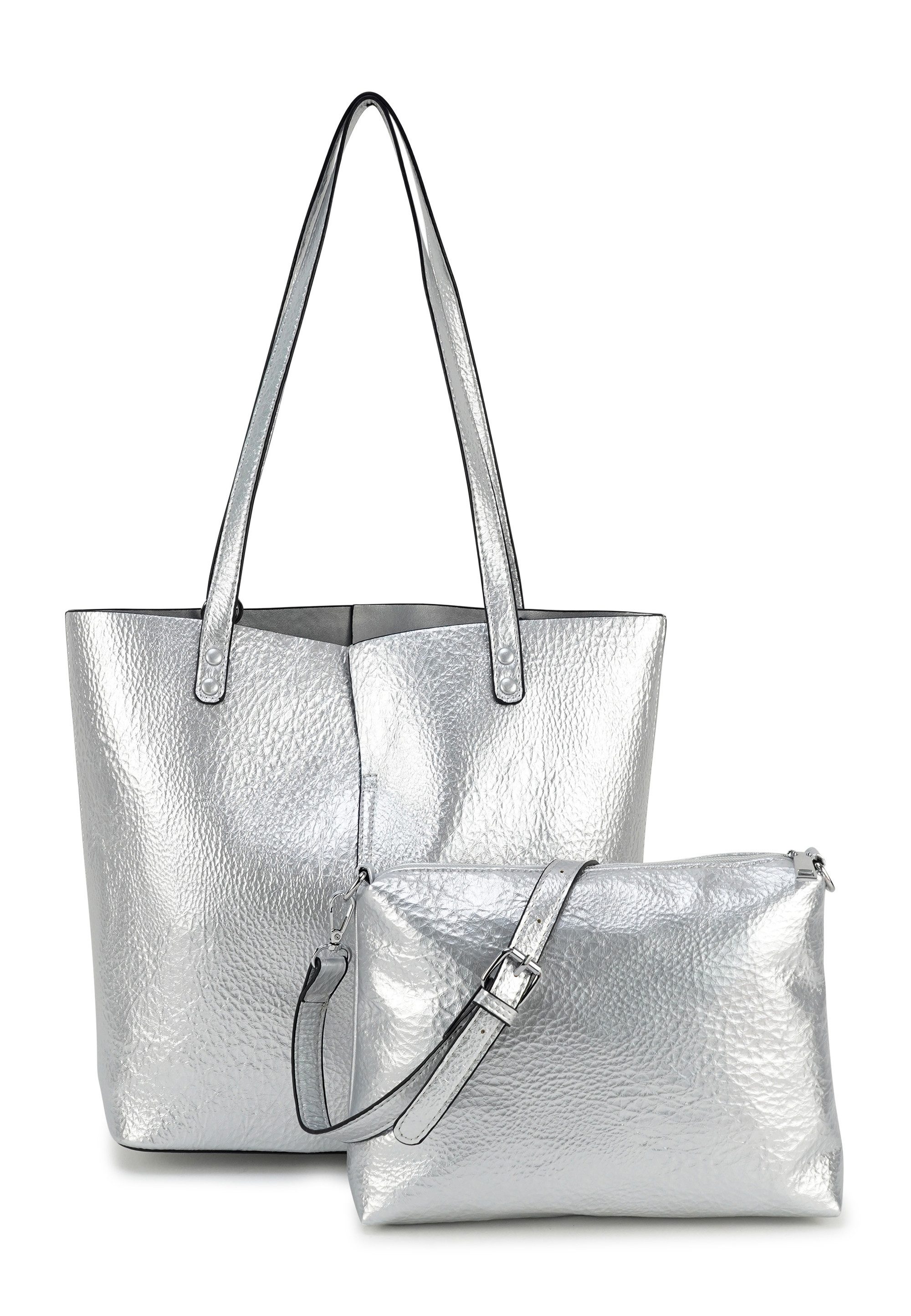 Harpa Henkeltasche CASSIDY, in Lackoptik inklusive Kosmetiktasche