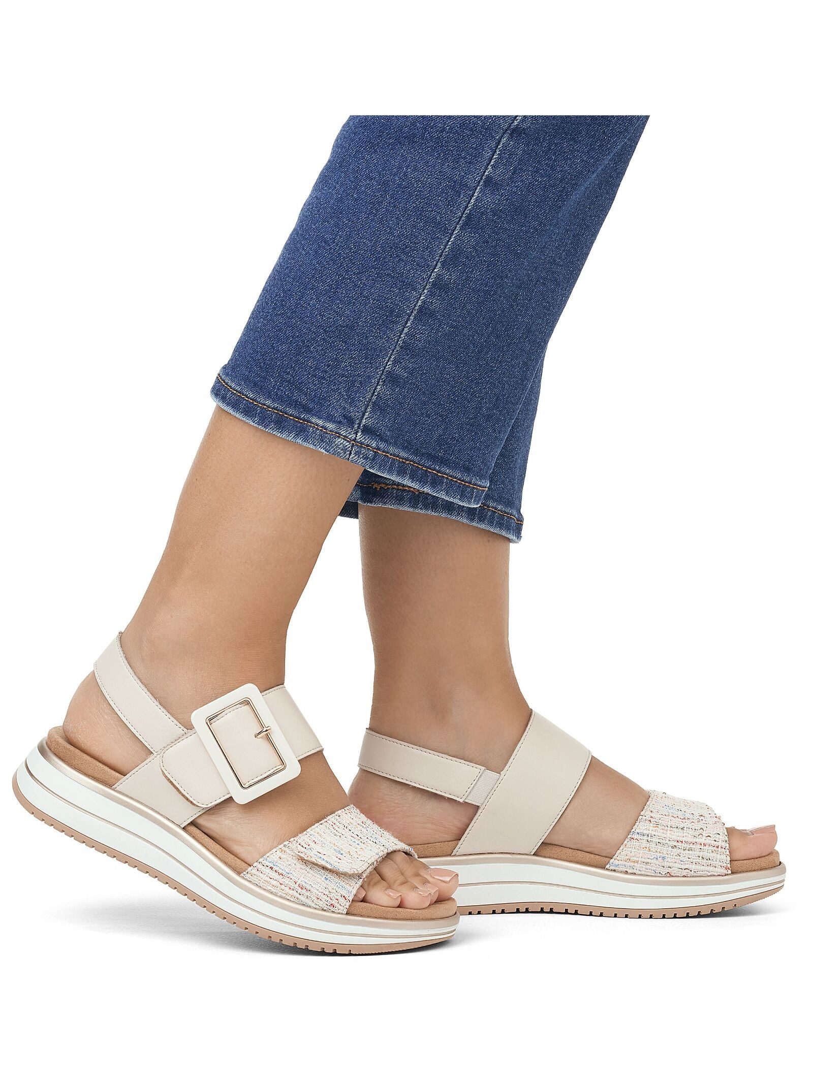 Remonte Remonte Sandalen Glattleder Riemchensandale