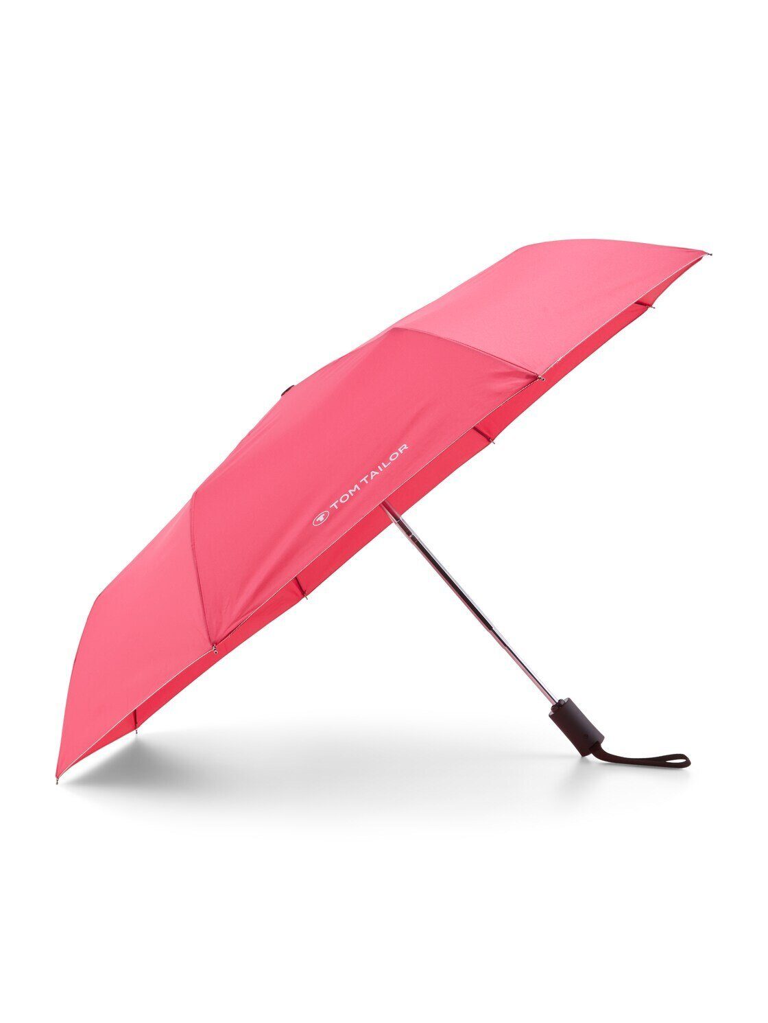 TOM TAILOR Taschenregenschirm Kleiner Automatik Regenschirm magenta pink