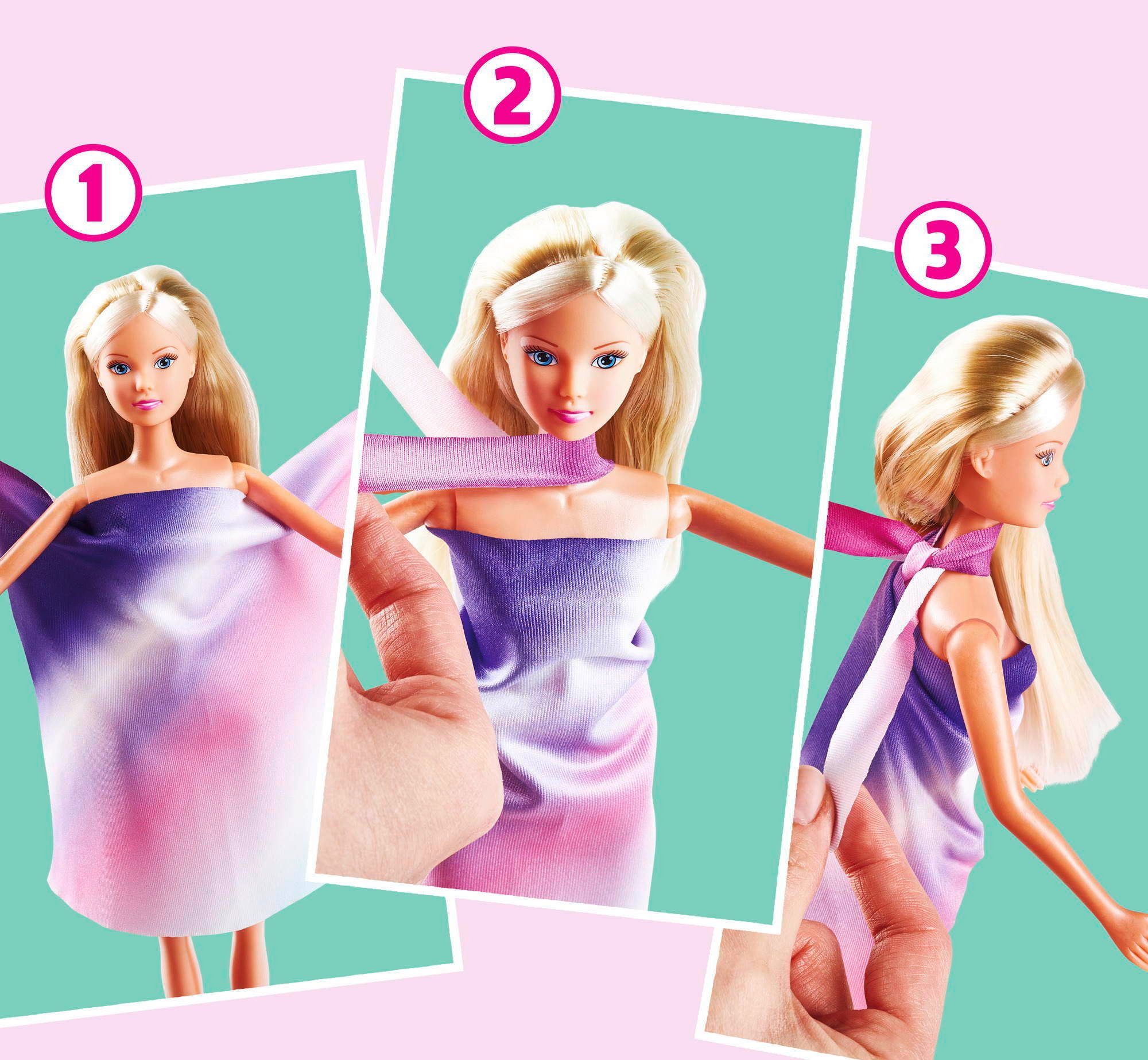 SIMBA Anziehpuppe Simba Puppe Steffi Love Fashion Designer 30 Looks 105733677