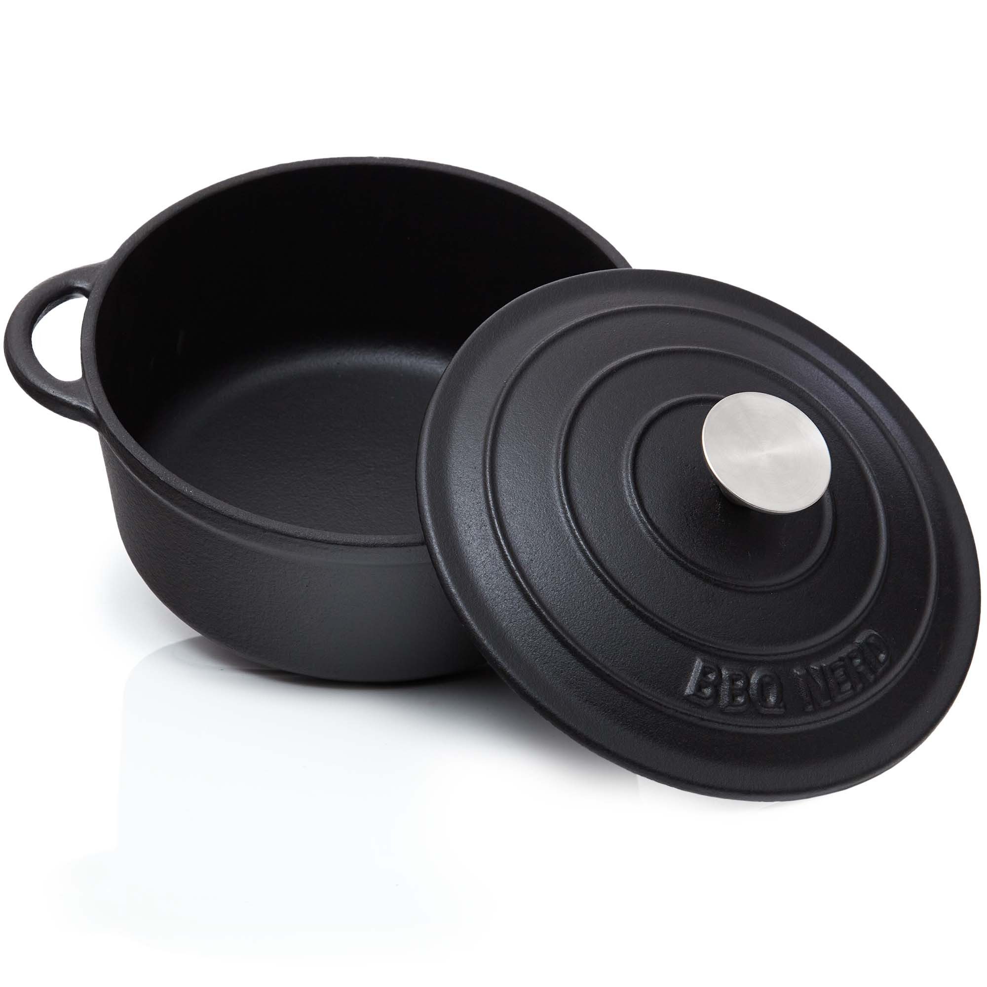 BBQ Nerd Bräter Bräter gusseisen emailliert 2,5L