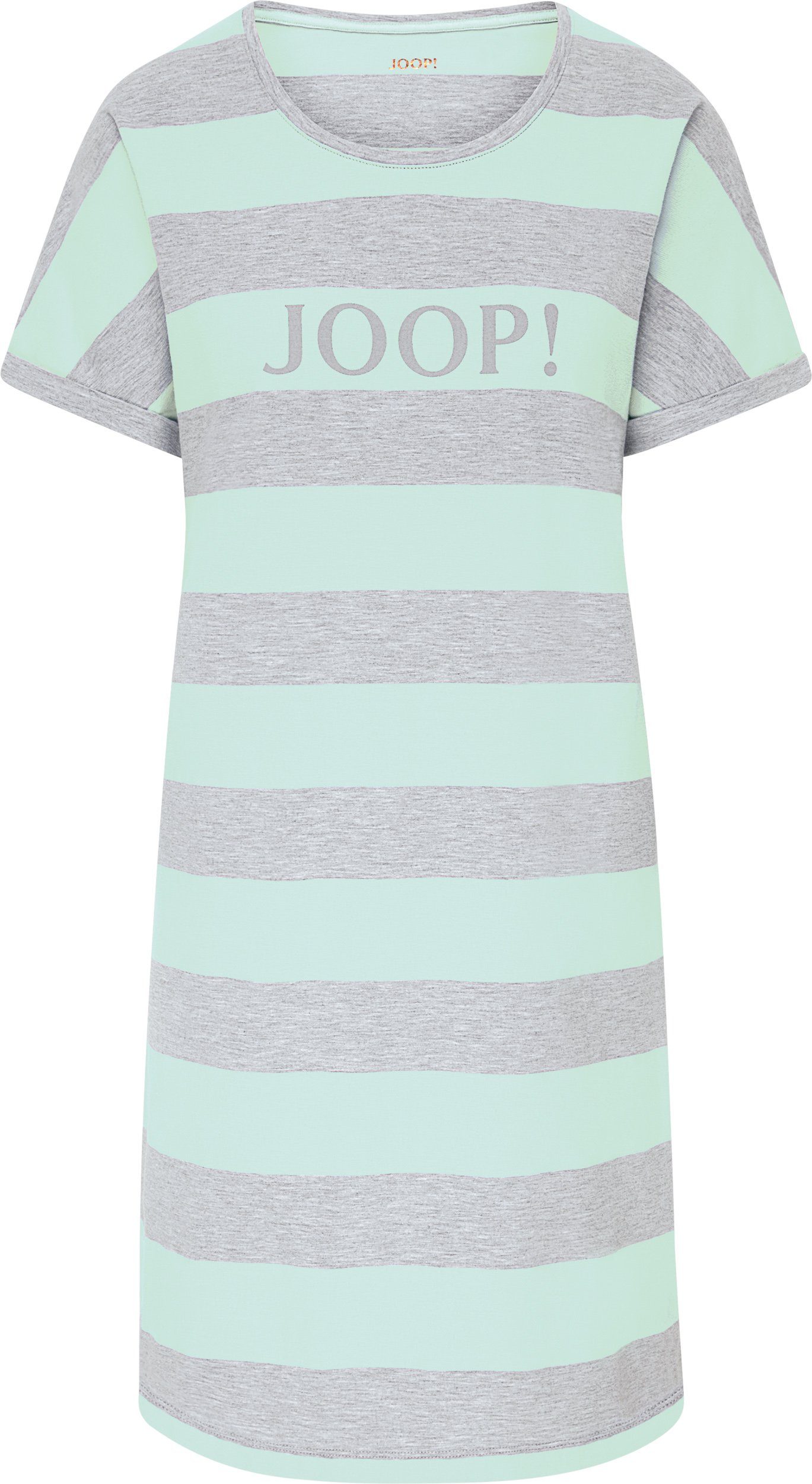JOOP! Bodywear Nachthemd Summer Urban Shirt grey/aquarelle JOOP! light Big