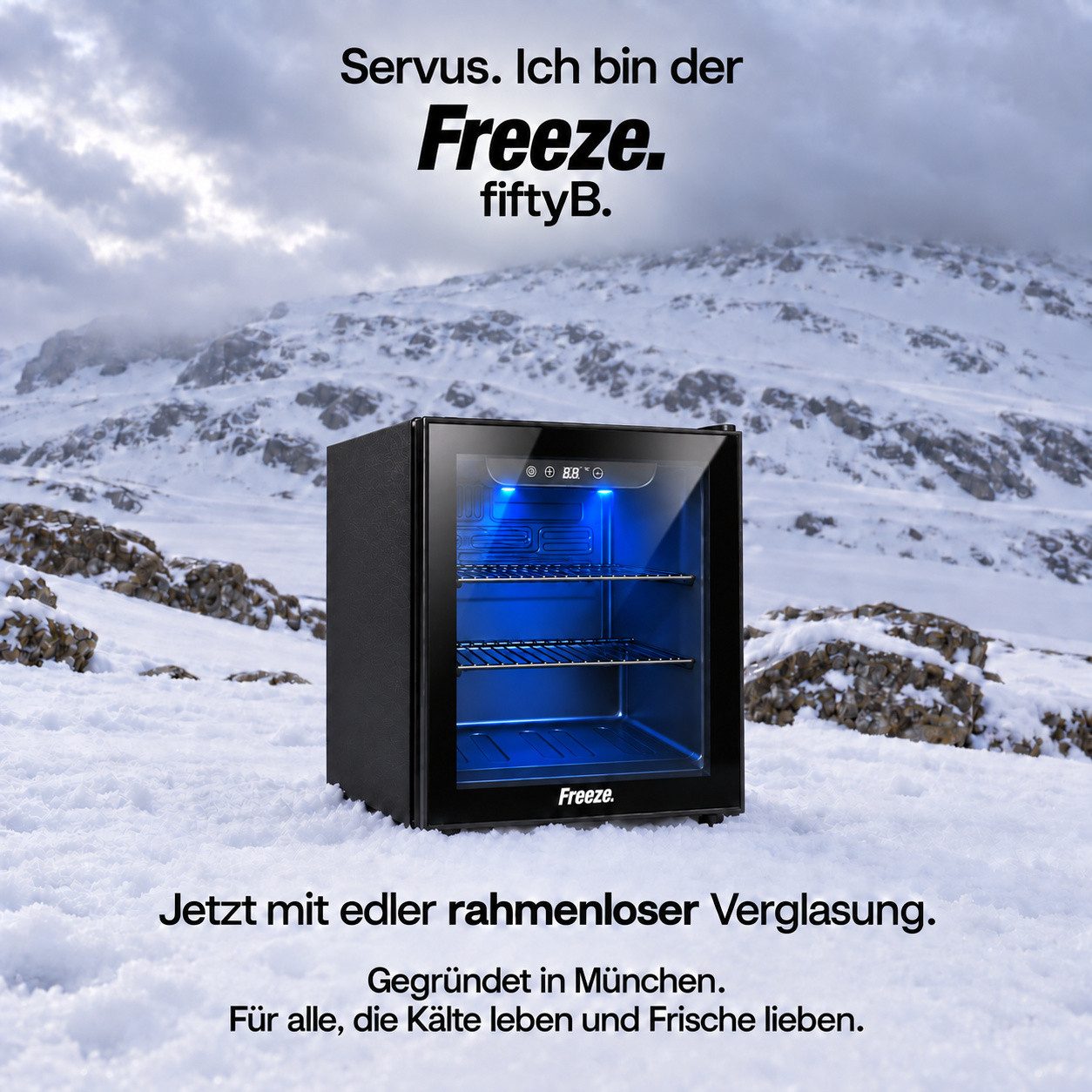 Freeze. Getränkekühlschrank fiftyB (JC-48), 57.5 cm hoch, 43 cm breit – Bild 2 von 5