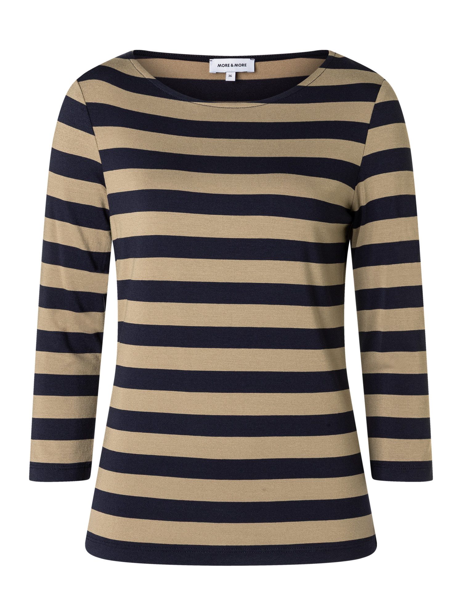 MORE&MORE 3/4-Arm-Shirt 3/4 Arm Viskosemix Shirt günstig online kaufen