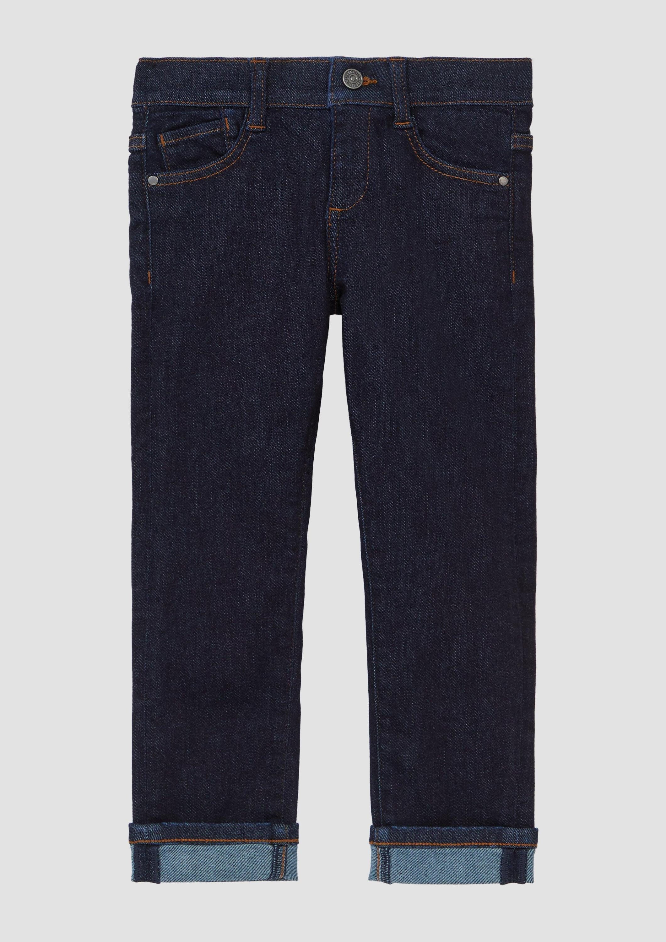 s.Oliver Regular-fit-Jeans Jeans-Hose PELLE Jeans Pelle / Regular Fit / Mid Rise / Straight Leg / Rinse Washed