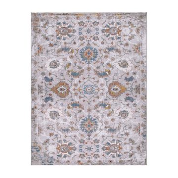 Teppich Wohnzimmer Teppich Kurzflor Orientalische Abstrakte Optik, TT Home, Läufer, Höhe: 13 mm