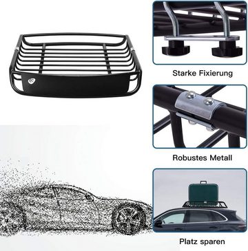 KOMFOTTEU Dachkorb Gepäckträger, aus Eisen, 120x98x16,5cm