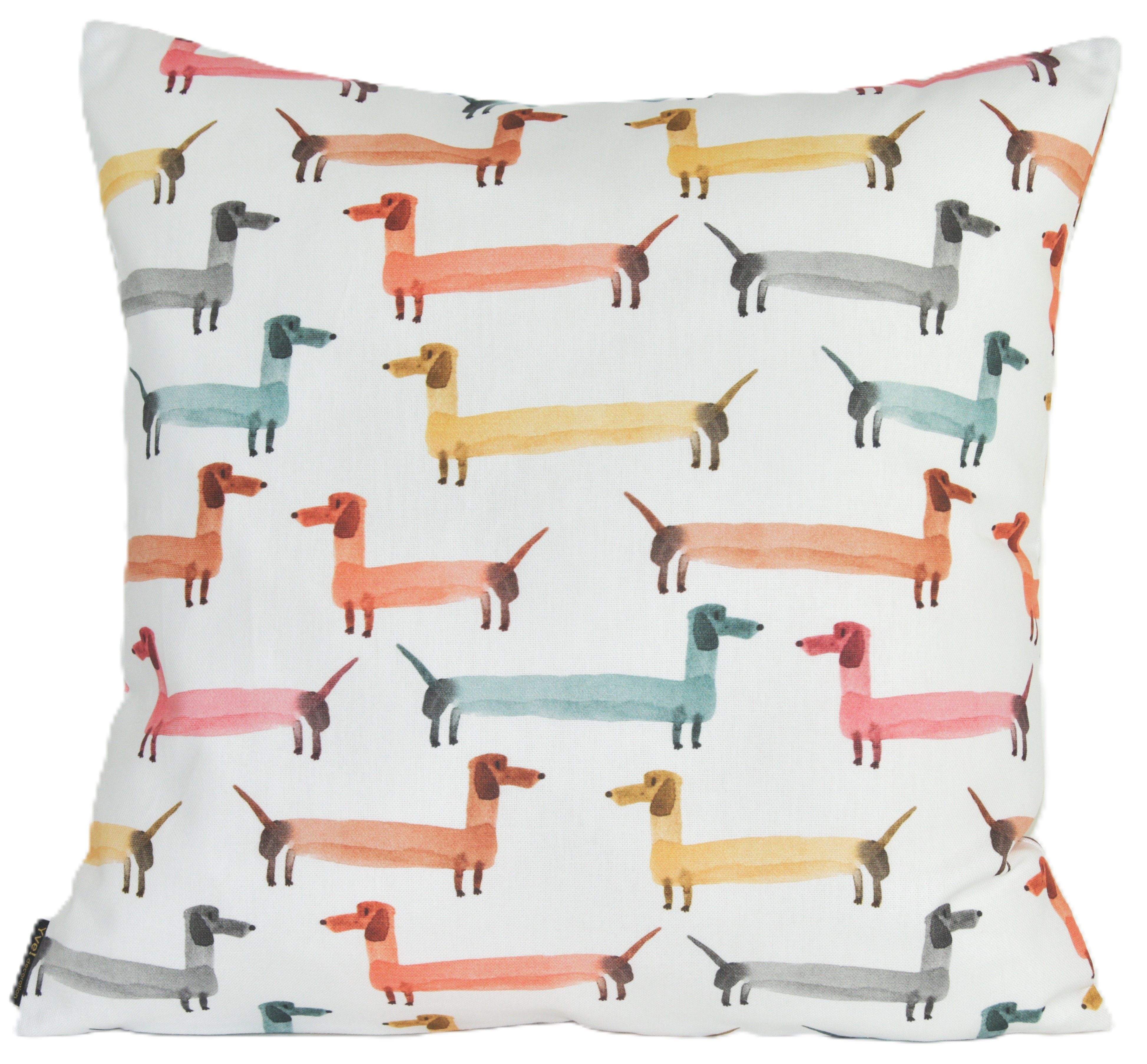 Yve! Decoration Kissenhülle Zierkissenhülle Dackel, (1 Stück), für Tierhundefreunde