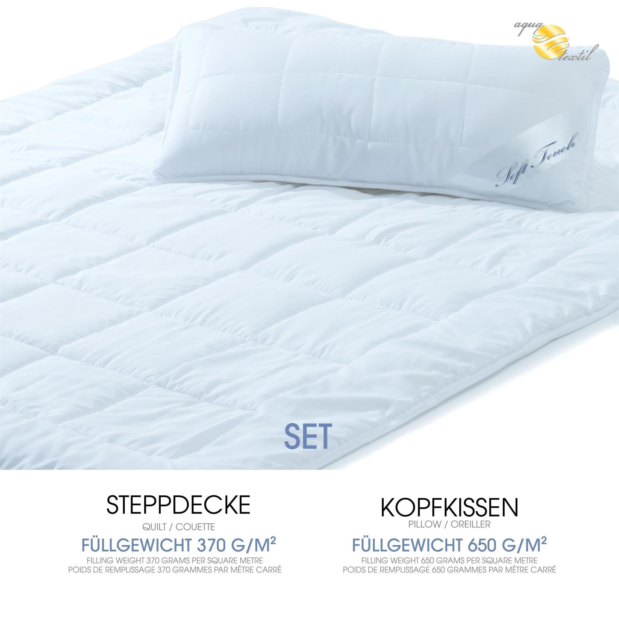 aqua-textil Bettdecke, Kopfkissen + Topper Soft günstig online kaufen