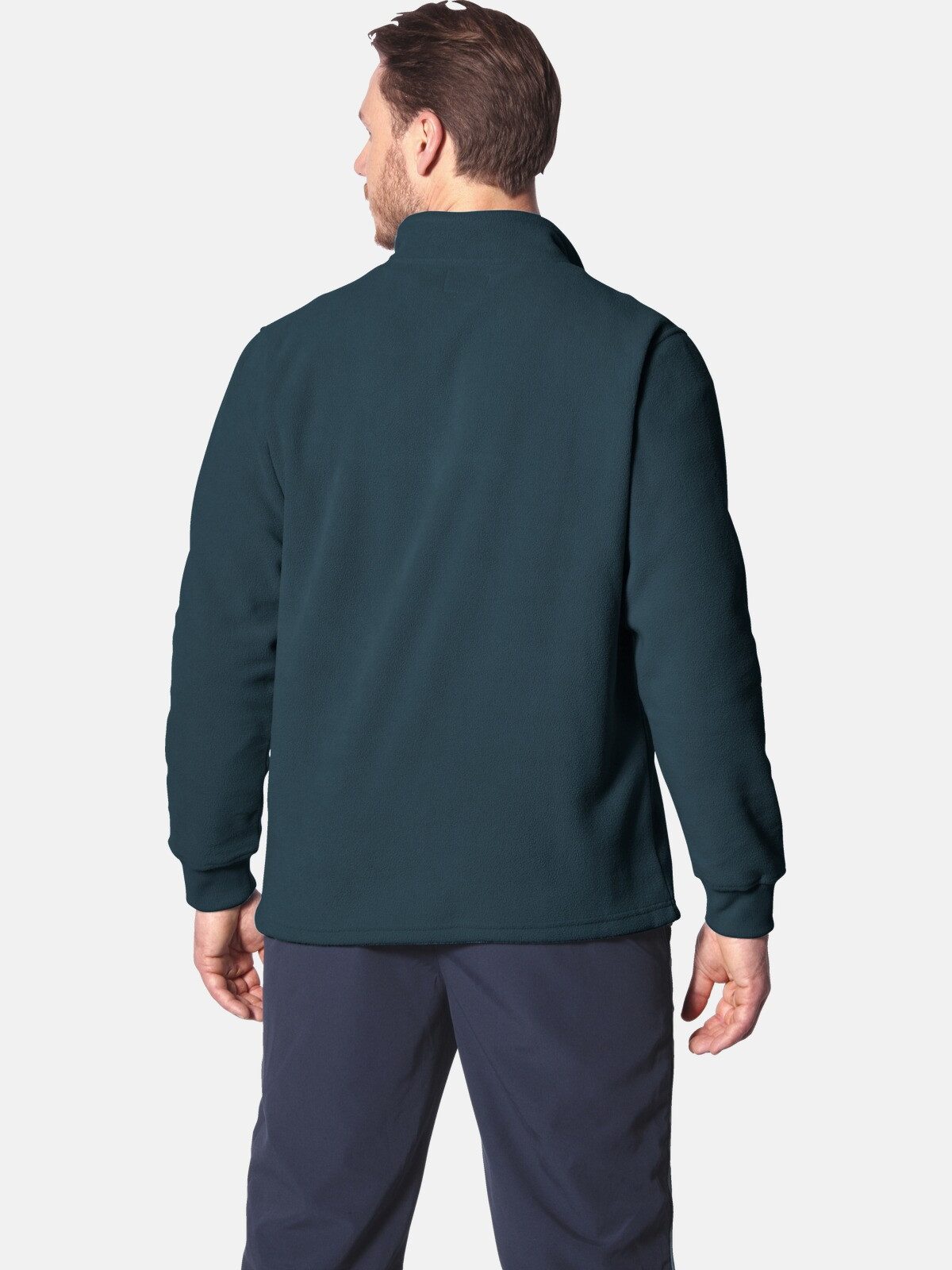 Jan Vanderstorm Fleecepullover SIETSE mit Flaggen-Motiv günstig online kaufen