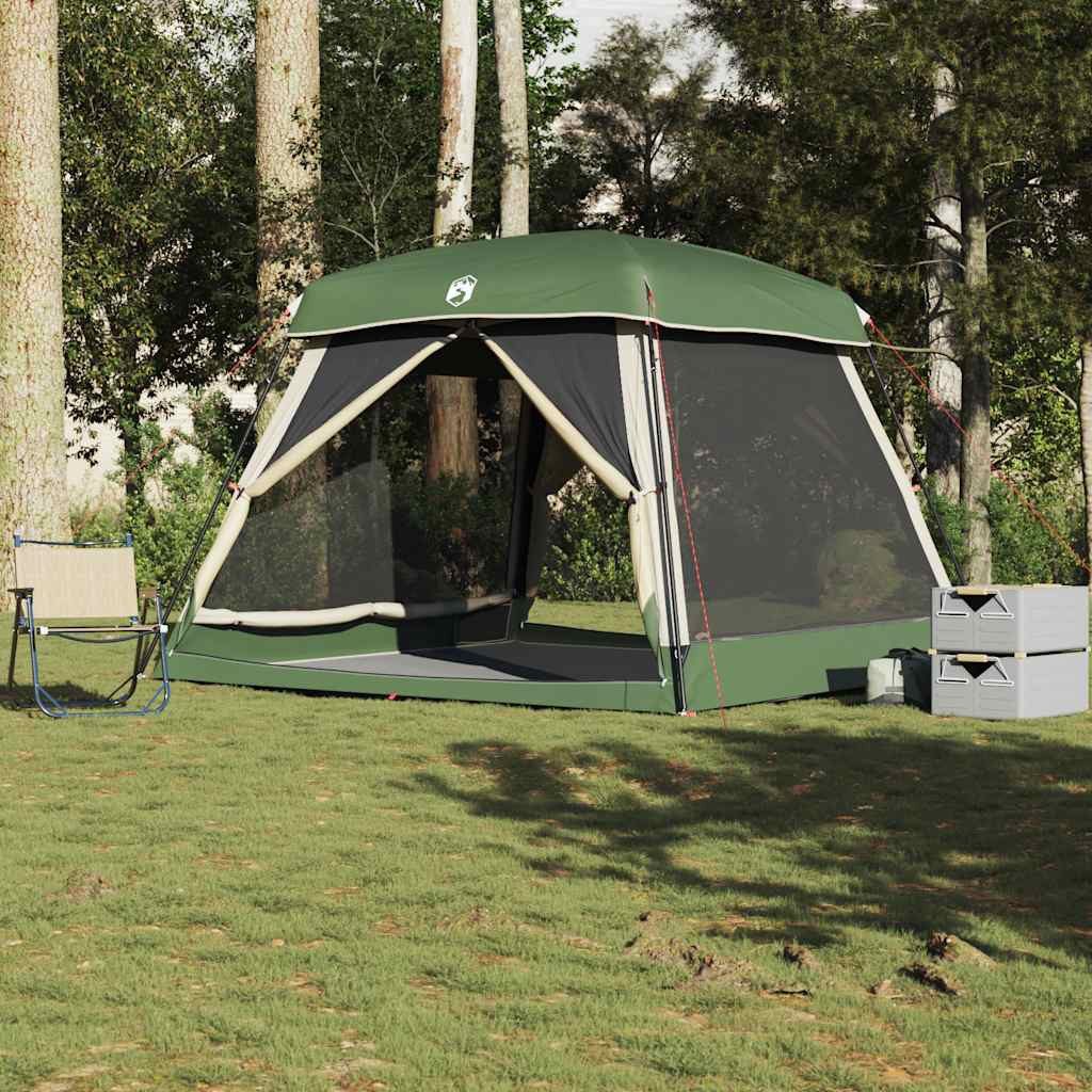 Faltzelt Familienzelt Campingzelt 317x317x225 cm Grün