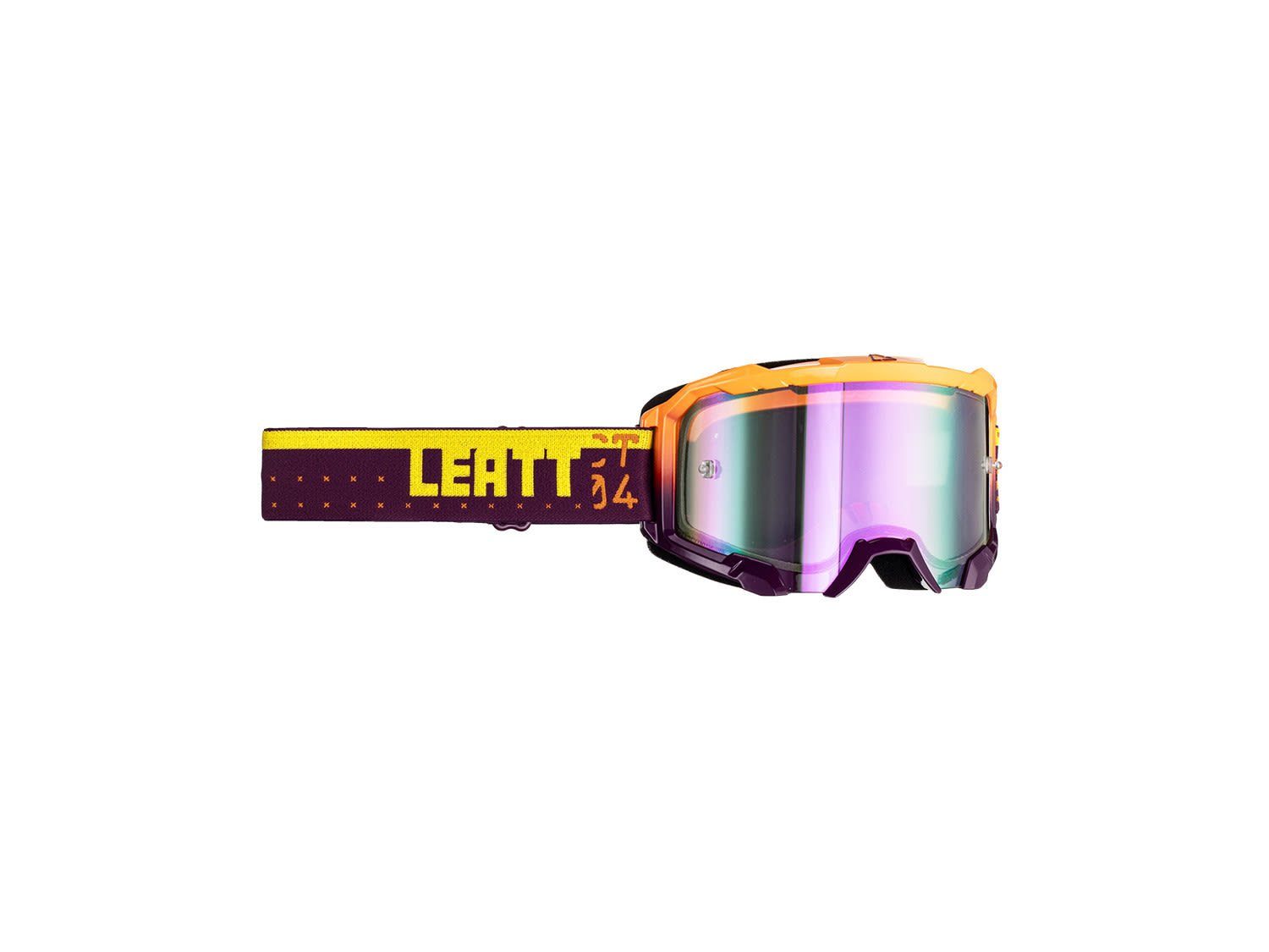 Leatt Fahrradbrille Leatt Mtb Accessoires Velocity Goggle Purple Indigo 4.5 Iriz