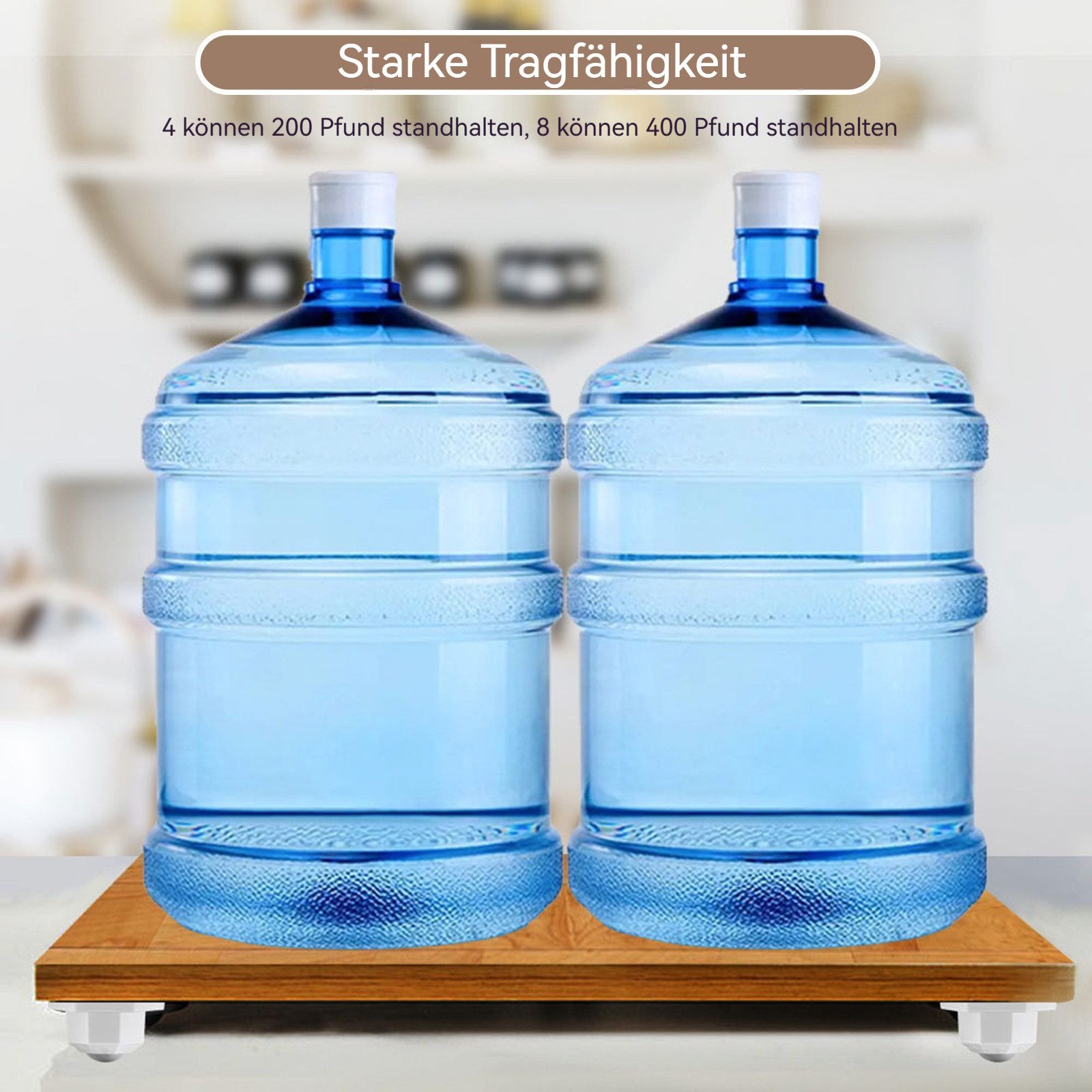 BlingBin Möbelrolle 12 Stück Kugelrollen Möbelrollen Klein Selbstklebende 360° Kugelrollen, (1er Set, 12-St., Riemenscheiben x12, Schrauben x36, Klebeband x12), Lenkrollen Schwerlast Möbelrollen für Transport von Möbeln, Waren