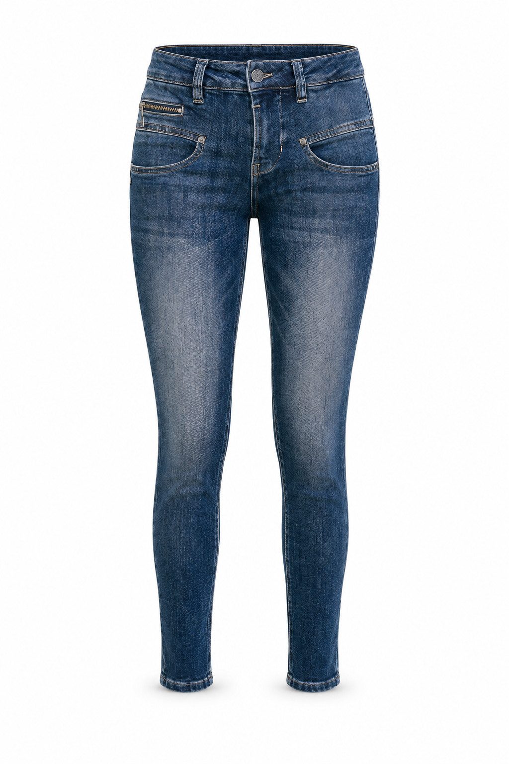 Freeman T. Porter Skinny-fit-Jeans Alexa High Waist Cropped S-SDM Jean - Skinny-fit-Jeans Damen