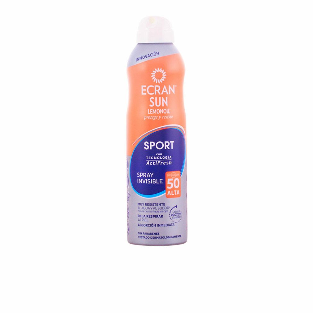 Ecran Sonnenschutzcreme Sun Lemonoil Sport Invisible Spray Spf50