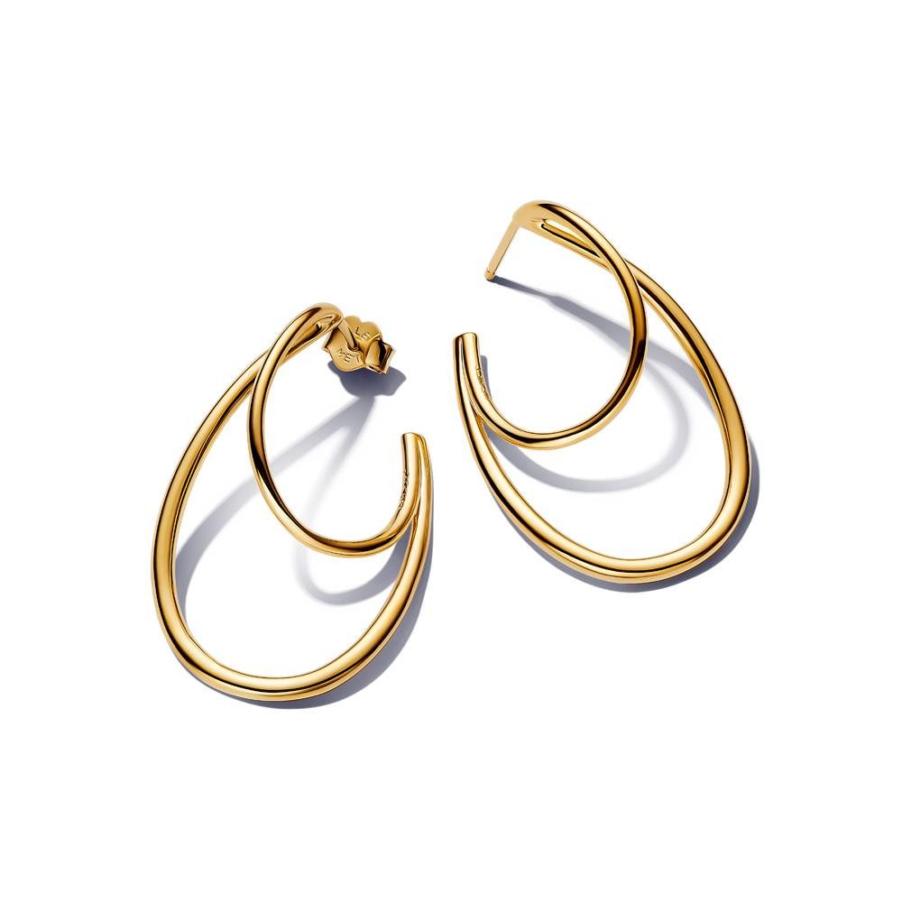 Paar Ohrstecker PANDORA Essence Damen Ohrringe, IP Gold