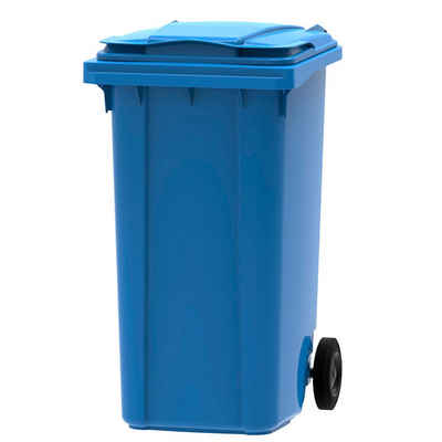 PROREGAL® Mülltrennsystem Mülltonne, 240 Liter, HxBxT 107,9x58,3x73,7cm, Blau