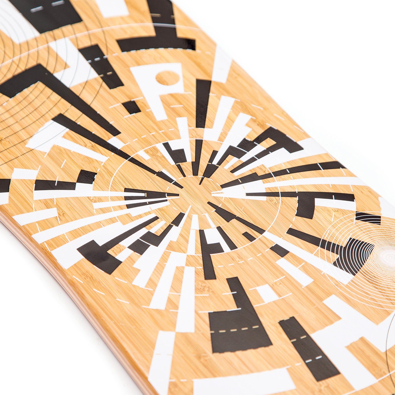 Apollo Longboard Twin Tip DT Longboard 40", aus Holz mehrlagig verleimt für Idealen Flex & Stabilität