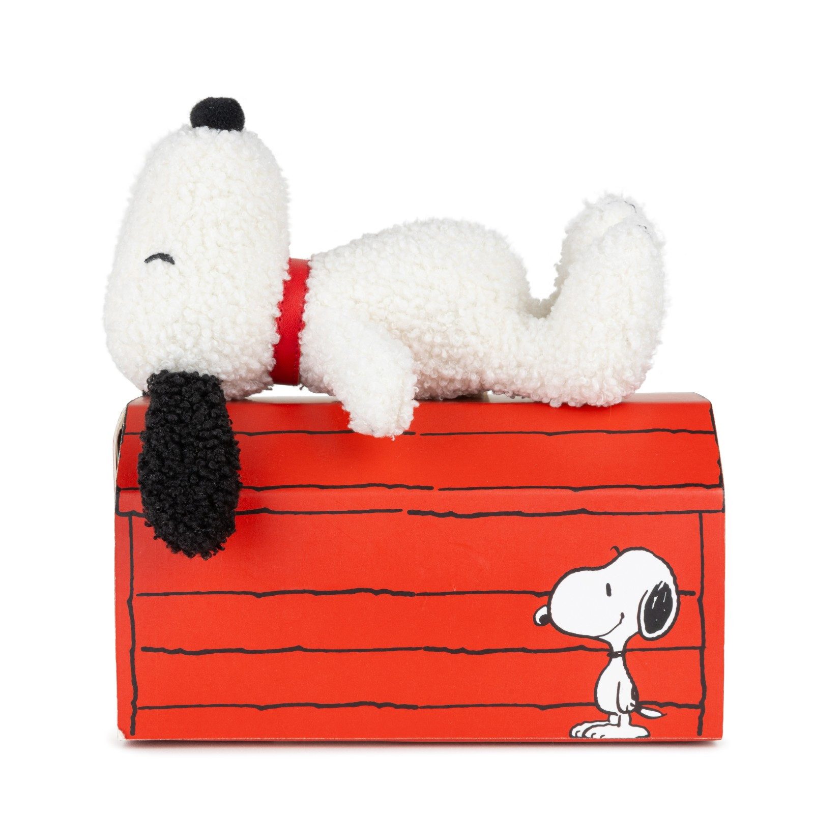 Bon Ton Toys Kuscheltier Snoopy ECO Tiny Teddy Cream Öko-Plüsch in origineller Geschenkbox 17cm