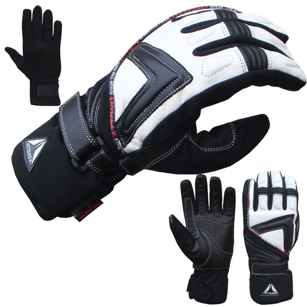 ATTONO Skihandschuhe ATTONO 3-in-1 Ski- & Snowboardhandschuhe mit Innenhandschuhen
