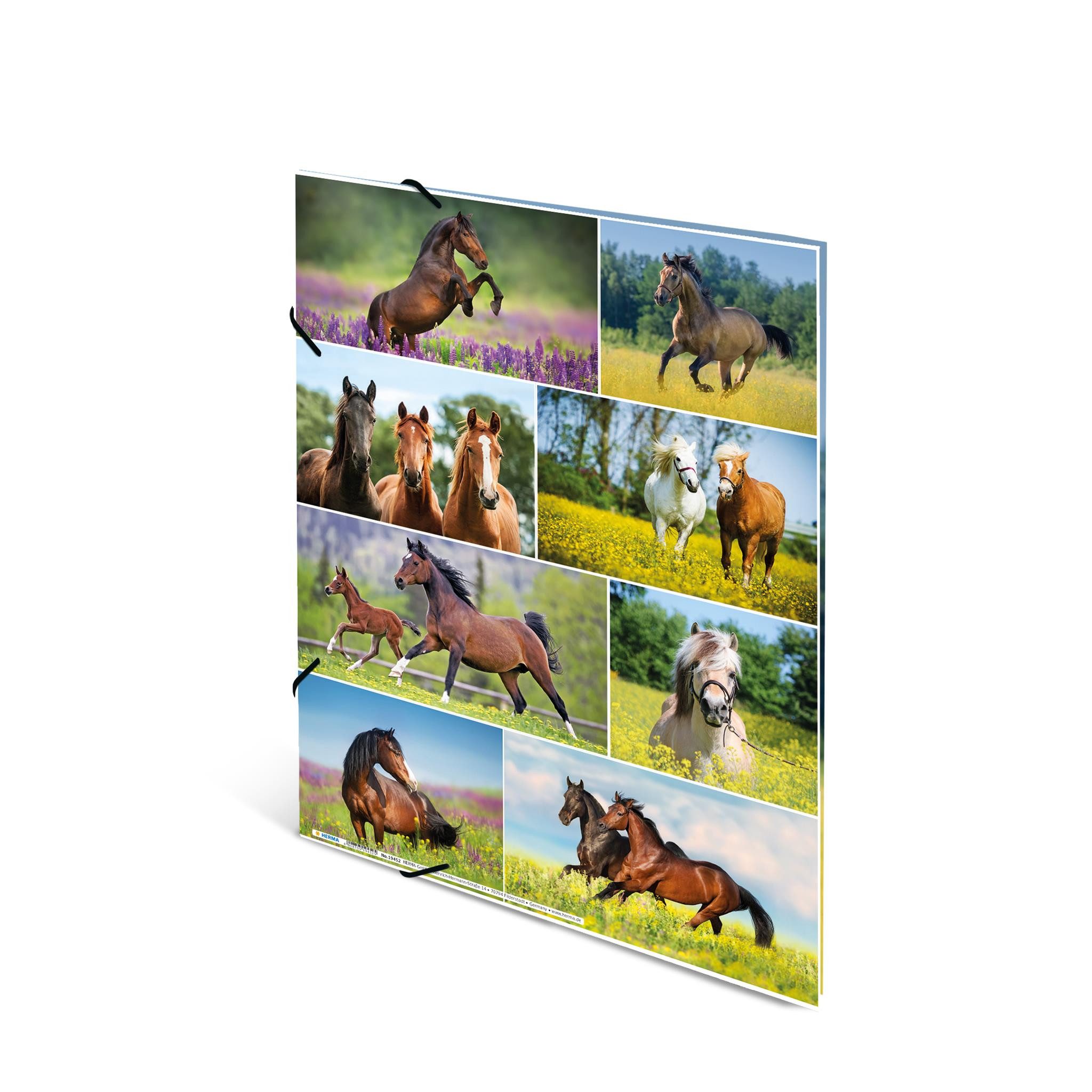 HERMA Organisationsmappe Herma Sammelmappe Eckspanner Karton A3 Pferdewiese