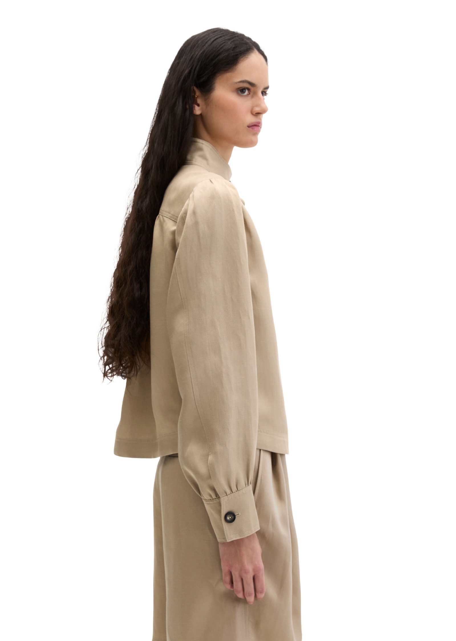 Marc O'Polo Kurzjacke aus TENCEL™ Lyocell-Leinen-Mix