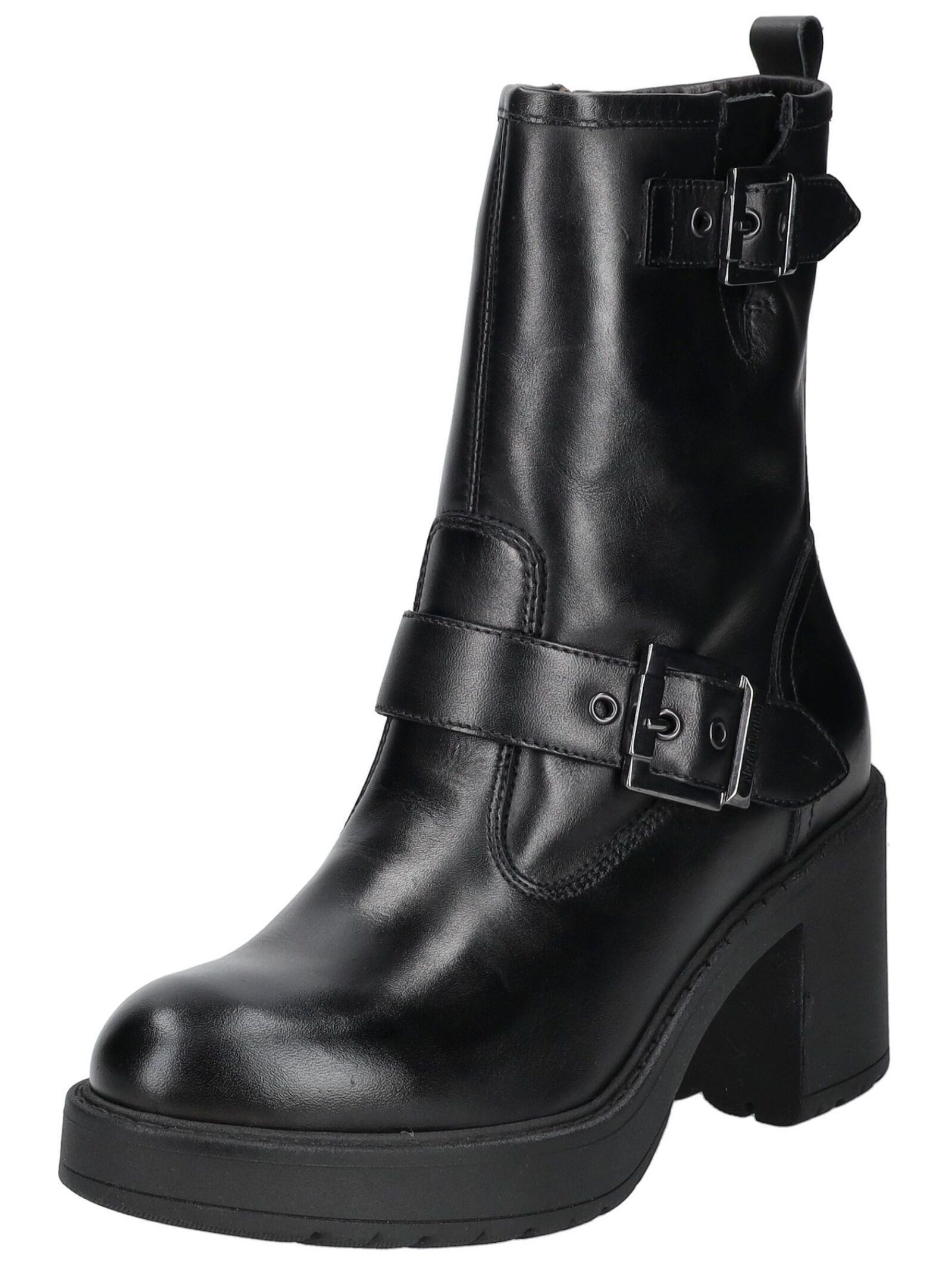 Stiefelette Leder High-Heel-Stiefelette