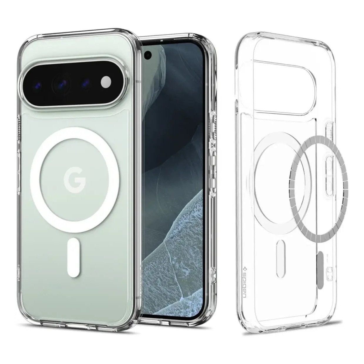 Spigen Backcover Spigen Ultra Hybrid Backcover MagSafe Google Pixel 11 Pro - Clear / Wh