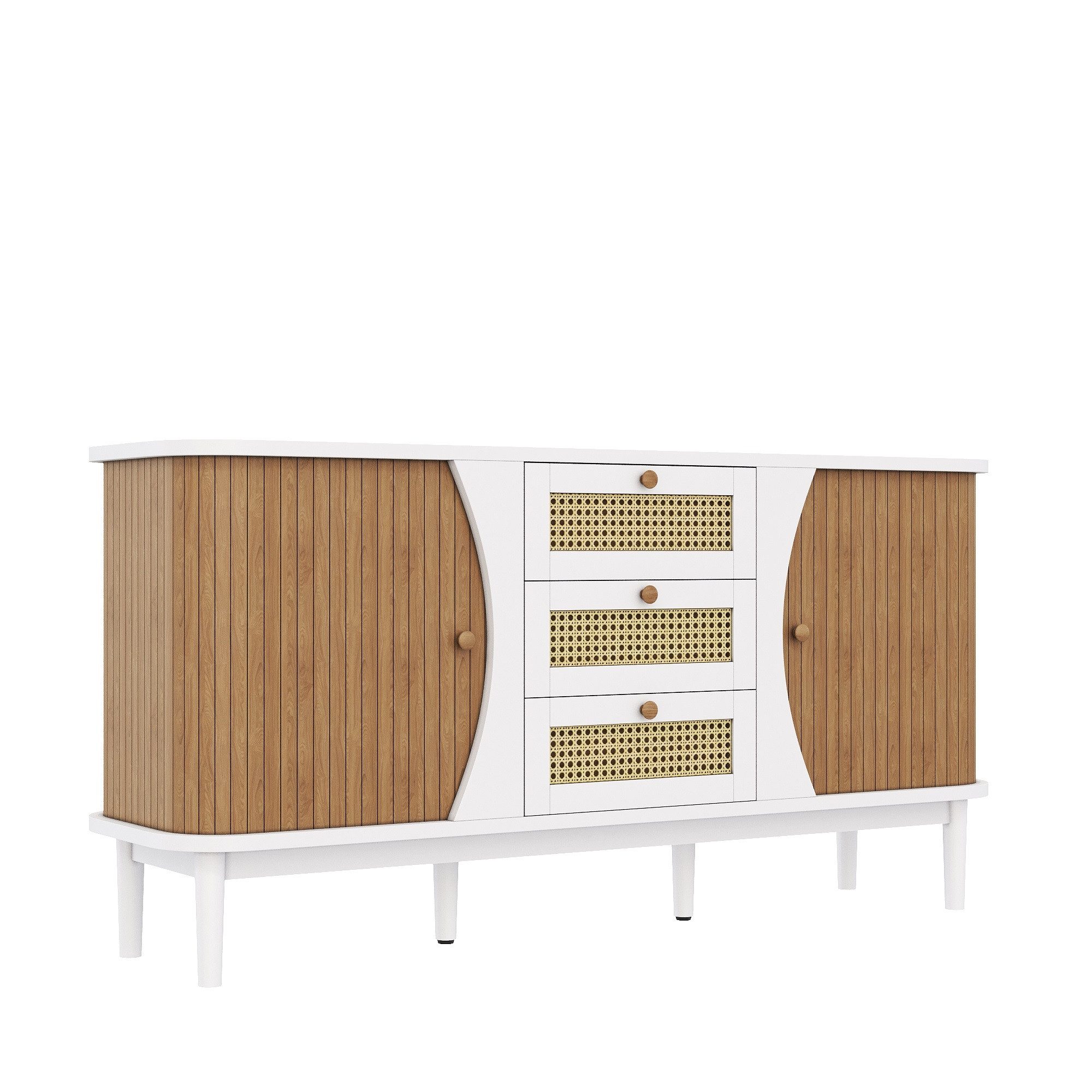KLAM HOME Sideboard Rattankommode, Kommode mit günstig online kaufen