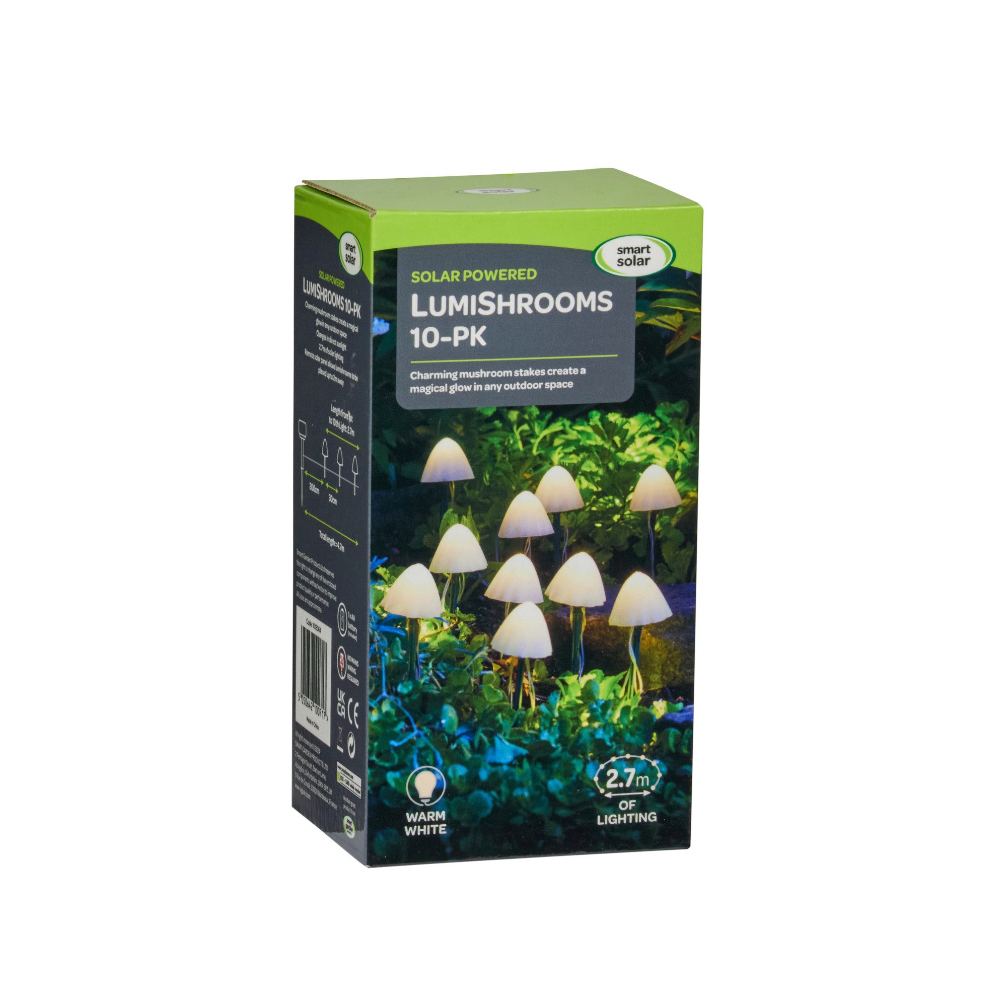 Smart Garden LED Solarleuchte Solarlicht-Pilze "LumiShrooms" günstig online kaufen
