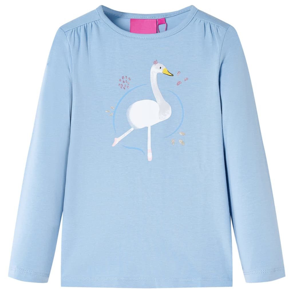 Langarmshirt Kinder-Langarmshirt Hellblau 104