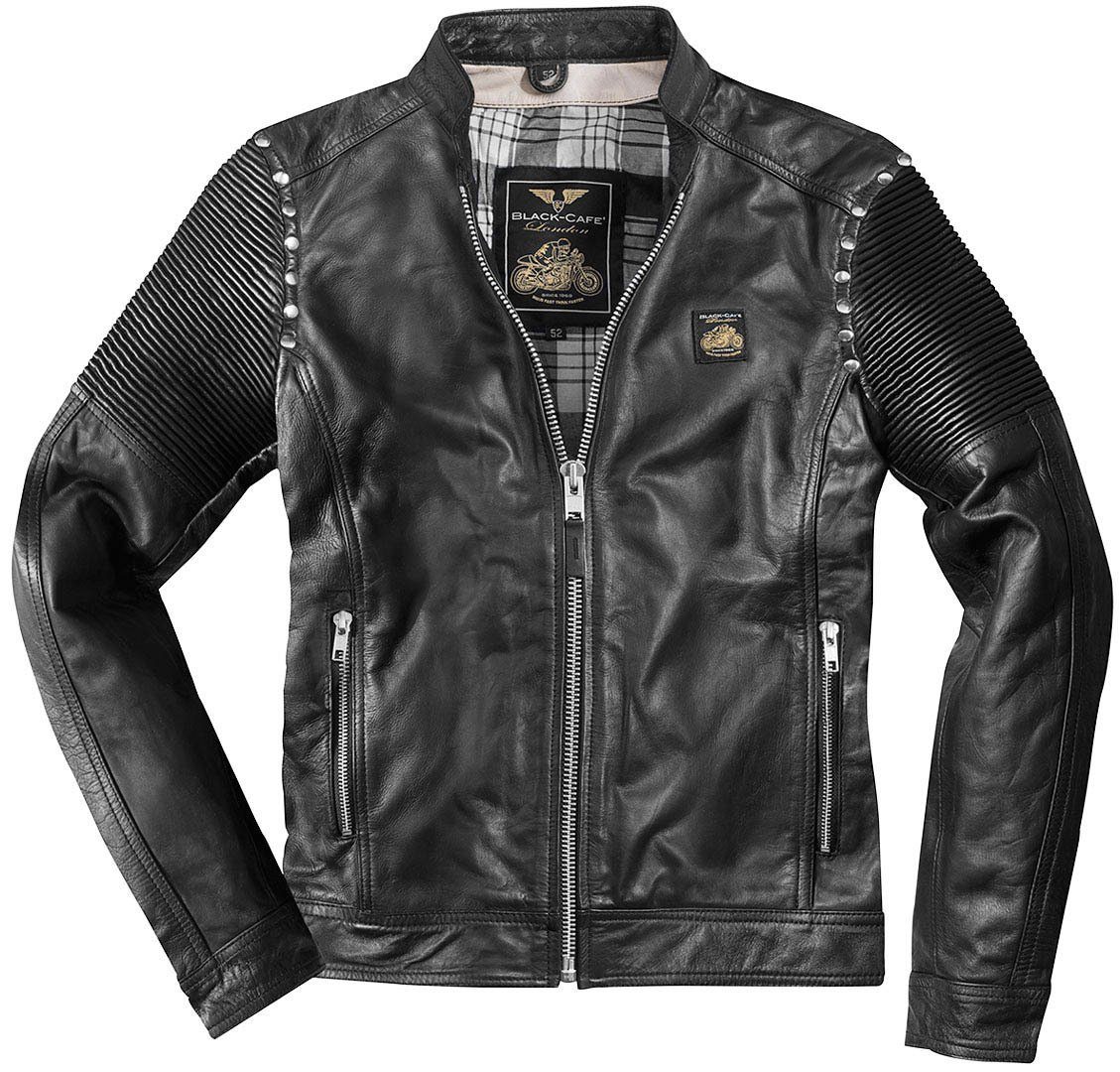 Black-Cafe London Motorradjacke Milano 2.0 Motorrad Lederjacke