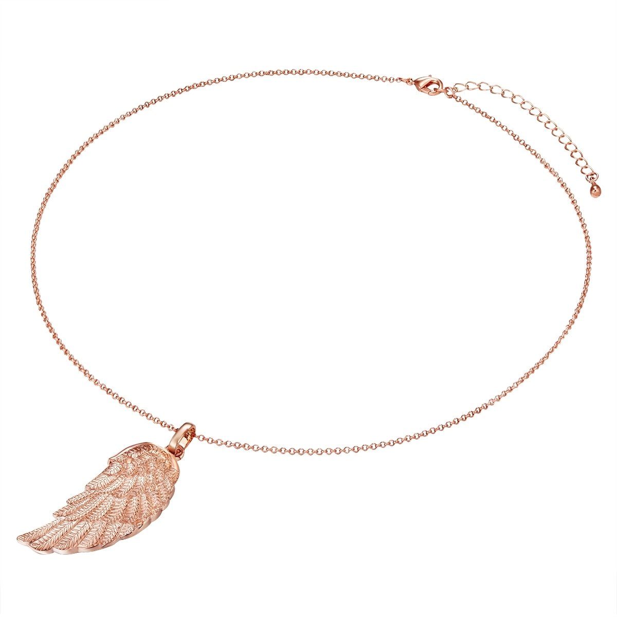 Rafaela Donata Schmuckset Engelsflügel roségold (3-tlg), im Engelsflügel Design