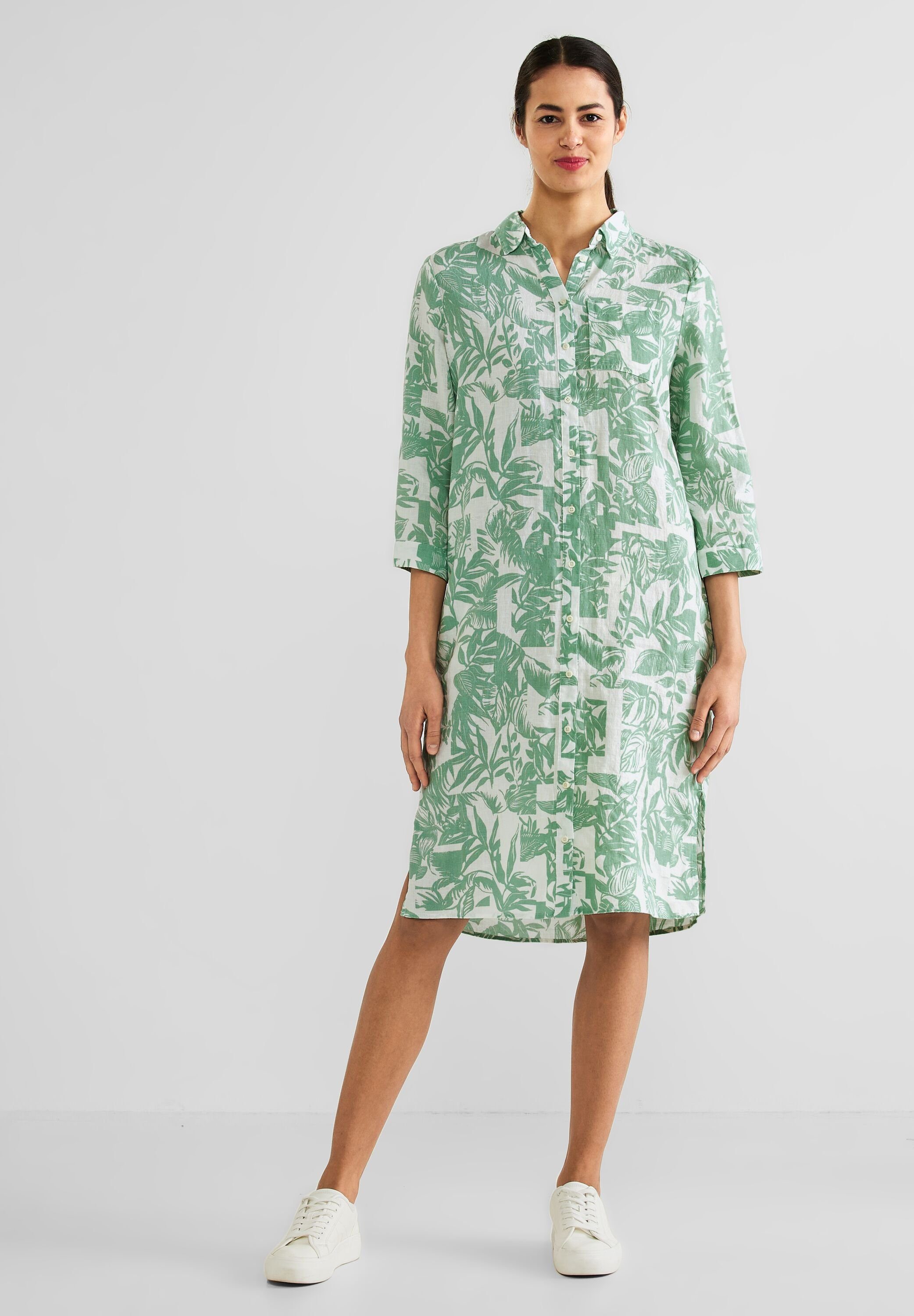 soft green trageangenehm und Shirtkleid ONE soft STREET leafy