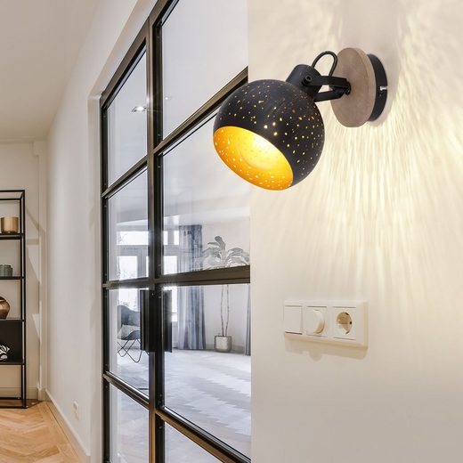 etc-shop Wandleuchte, Spotleuchte Wandleuchte Wandlampe Wandbeleuchtung