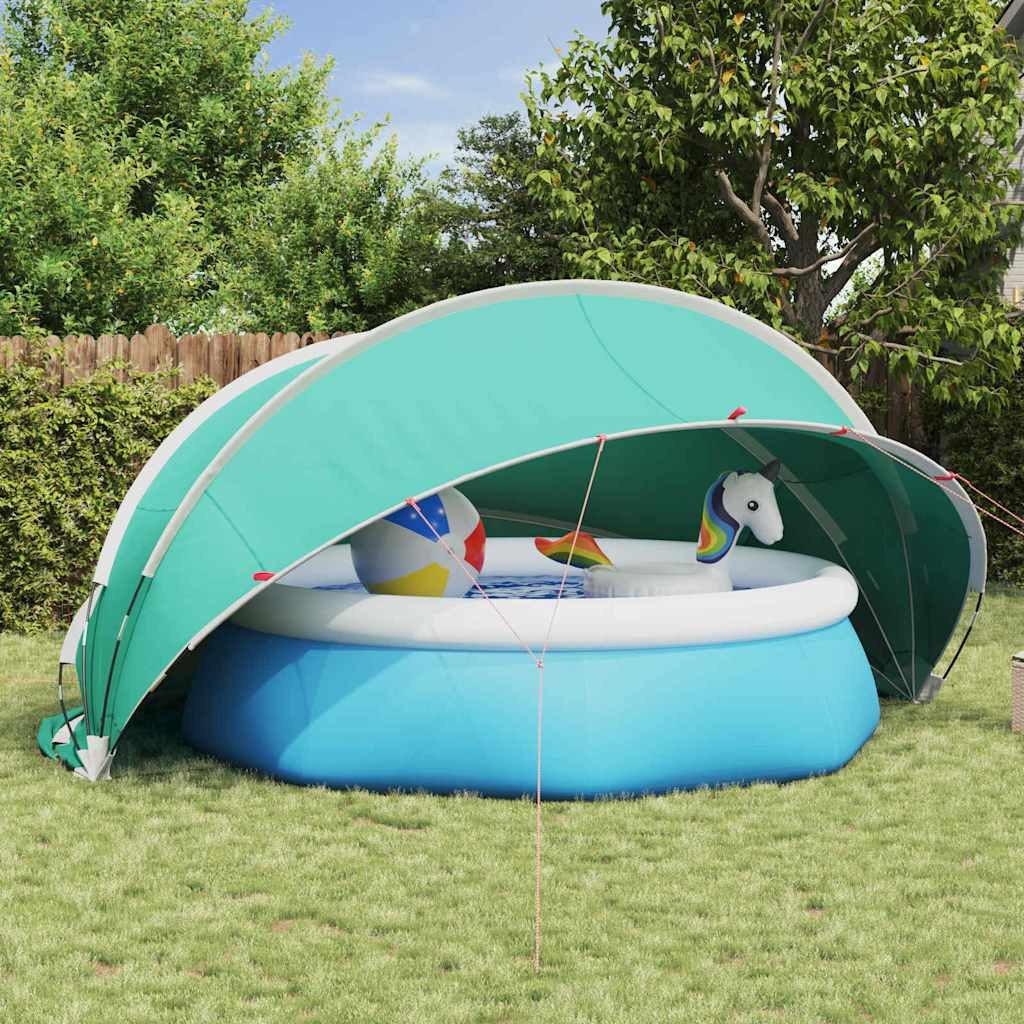 vidaXL, Pool-Dome Blau 472 x 460 x 229 cm