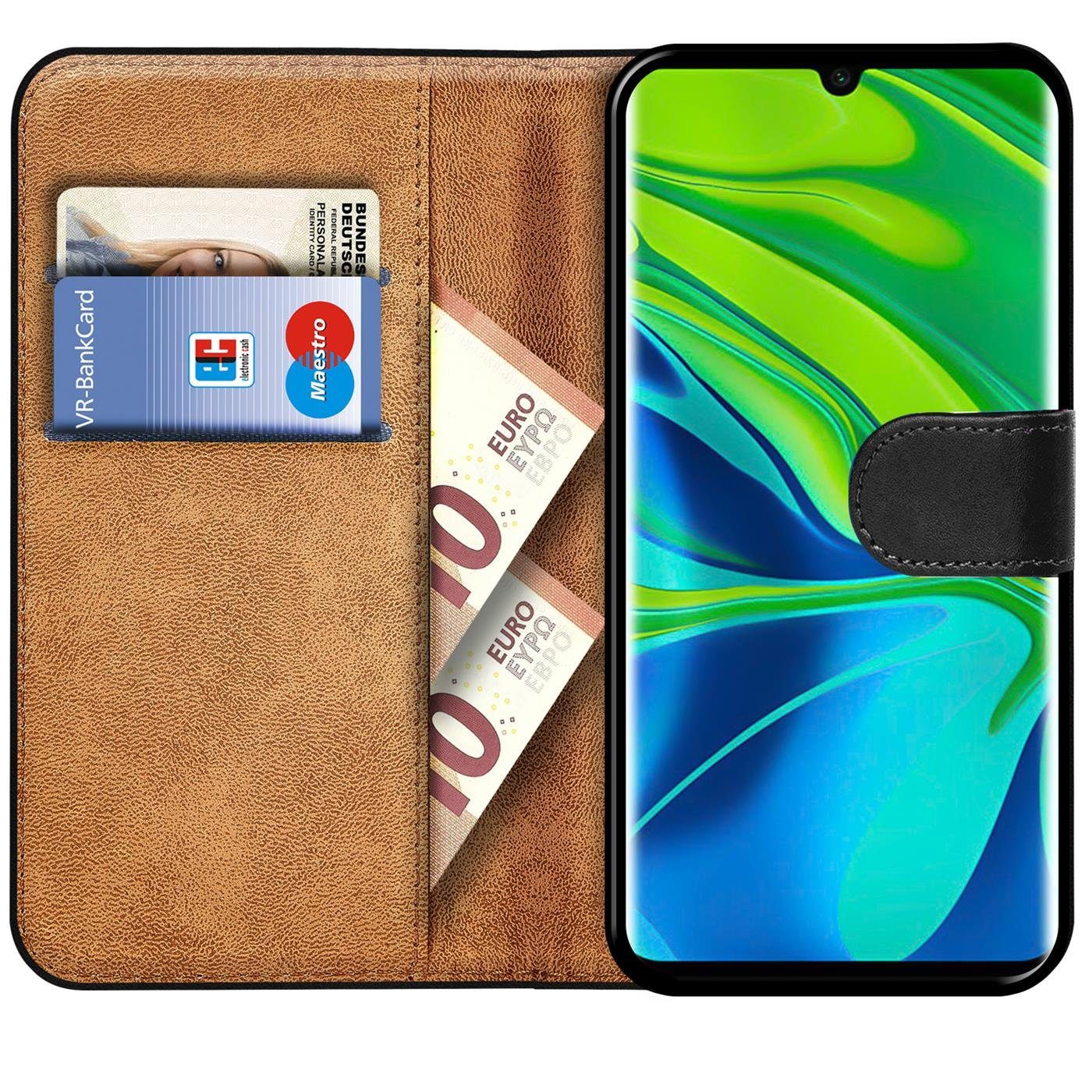 CoolGadget Handyhülle Wallet Klapp Tasche Book Case für Xiaomi Redmi Note 8T 6,3 Zoll, Hülle Klapphülle Flip Cover Etui Schutzhülle
