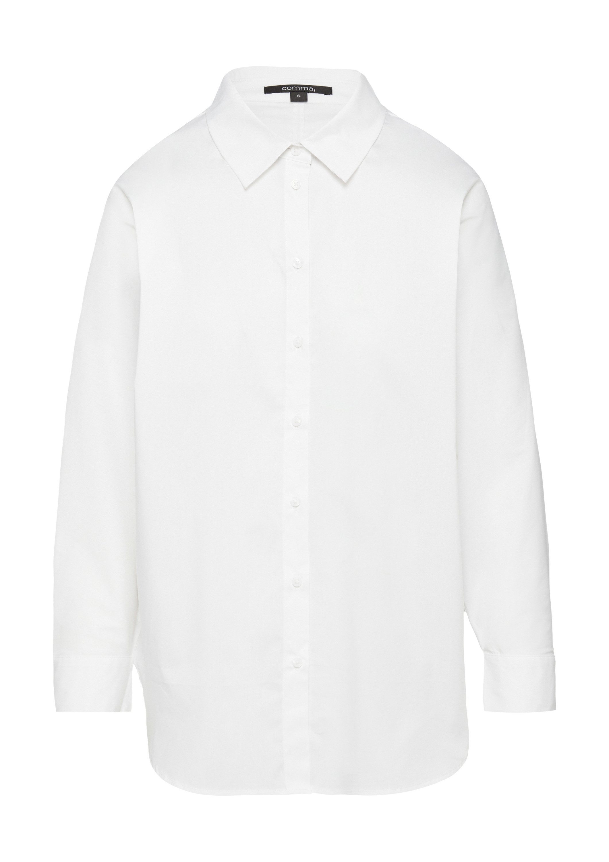 comma Langarmbluse Bluse Weite Hemd-Bluse mit Fledermausärmeln günstig online kaufen