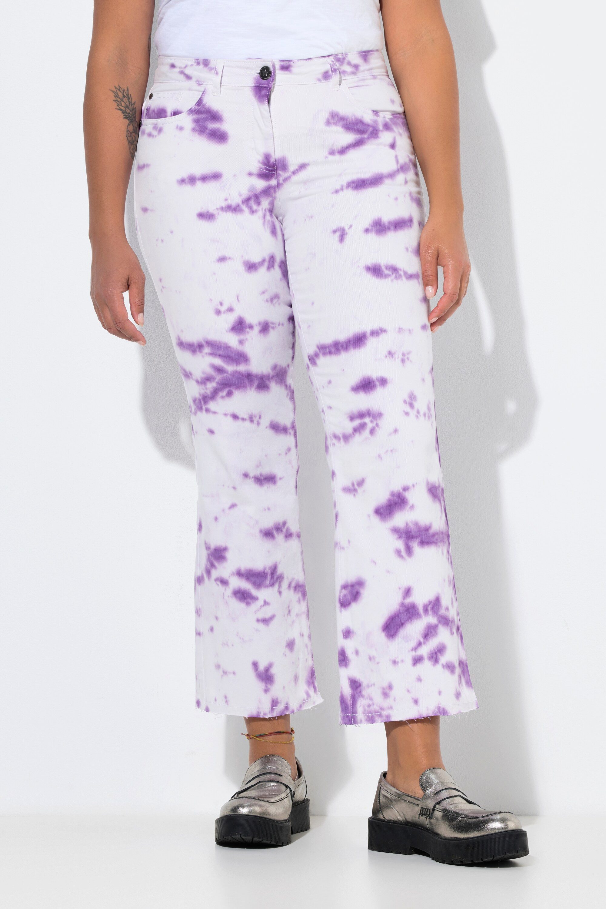 Angel of Style Regular-fit-Jeans Jeans Claire Batikmuster 5-Pocket
