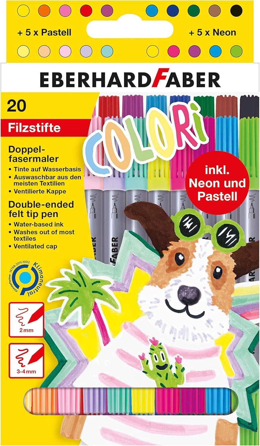 Eberhard Faber Ручки EBERHARD FABER Фломастеры - Hochwertige Fasermaler für kreatives Gesta