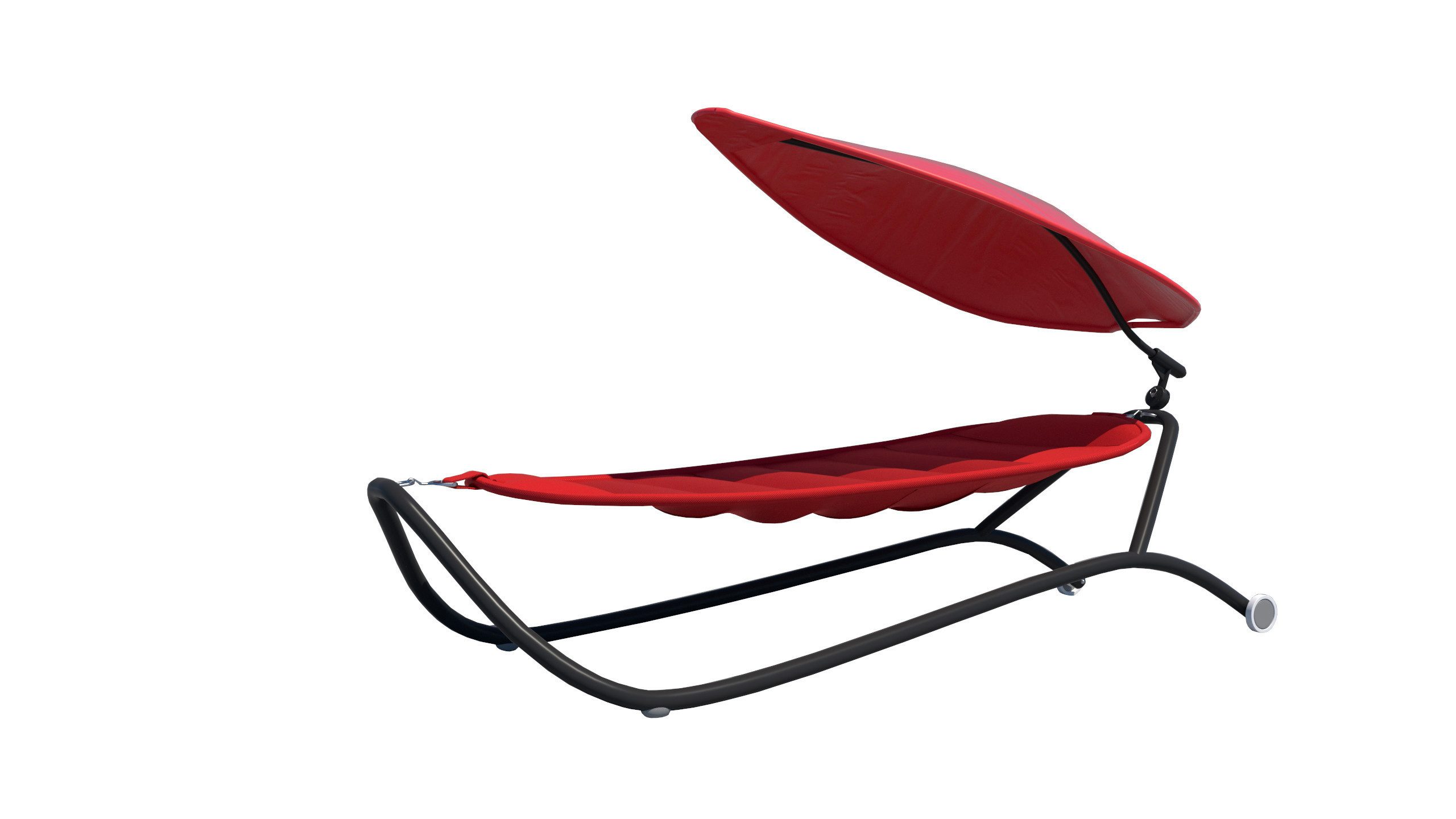 Leco Hängematte Luxus-Hängematte GLORIA, Leichtes Verschieben durch Rollen, maximale Belastung: ca. 1 x 110 kg