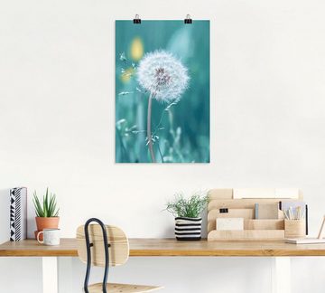 Artland Wandbild Pusteblume, Blumen (1 St), als Leinwandbild, Poster, Wandaufkleber in verschied. Größen
