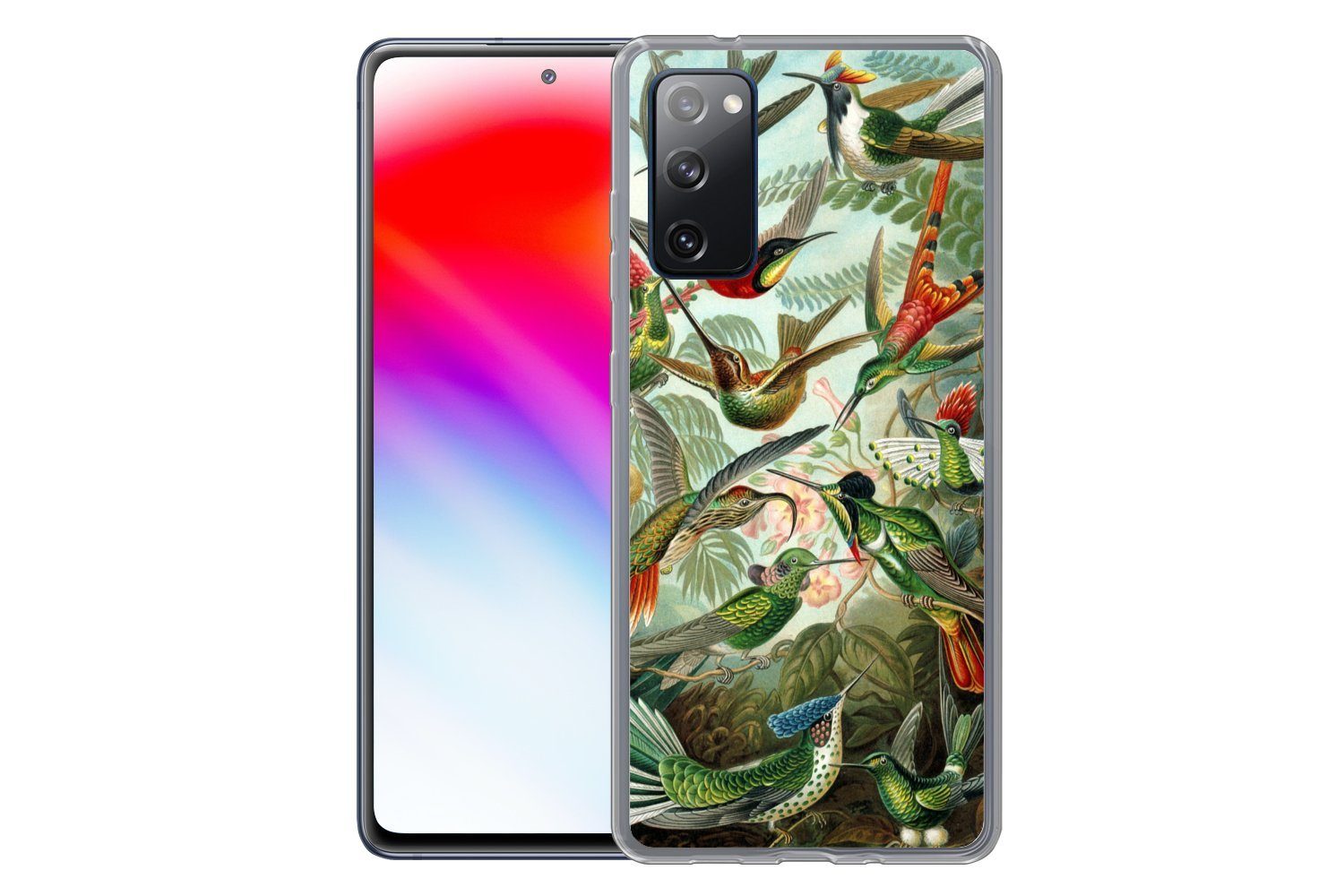 MuchoWow Handyhülle für Samsung Galaxy S20 FE Trochilidae - Alte Meister - Kunst, Phone Case, Silikon, Schutzhülle Dünn