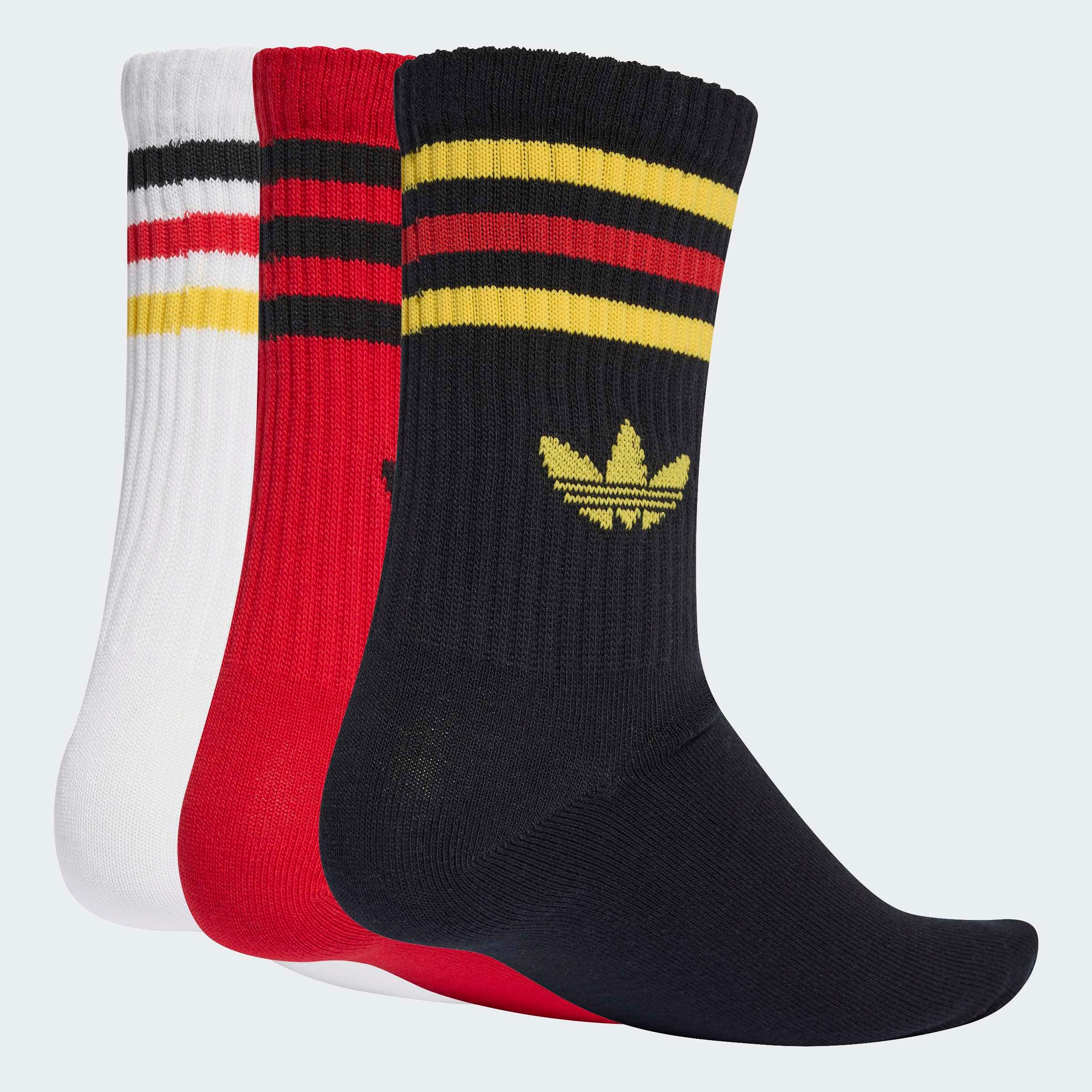 adidas Originals Sportsocken 3-STREIFEN CREW 3ER-PACK (3-Paar) für Laufen, günstig online kaufen