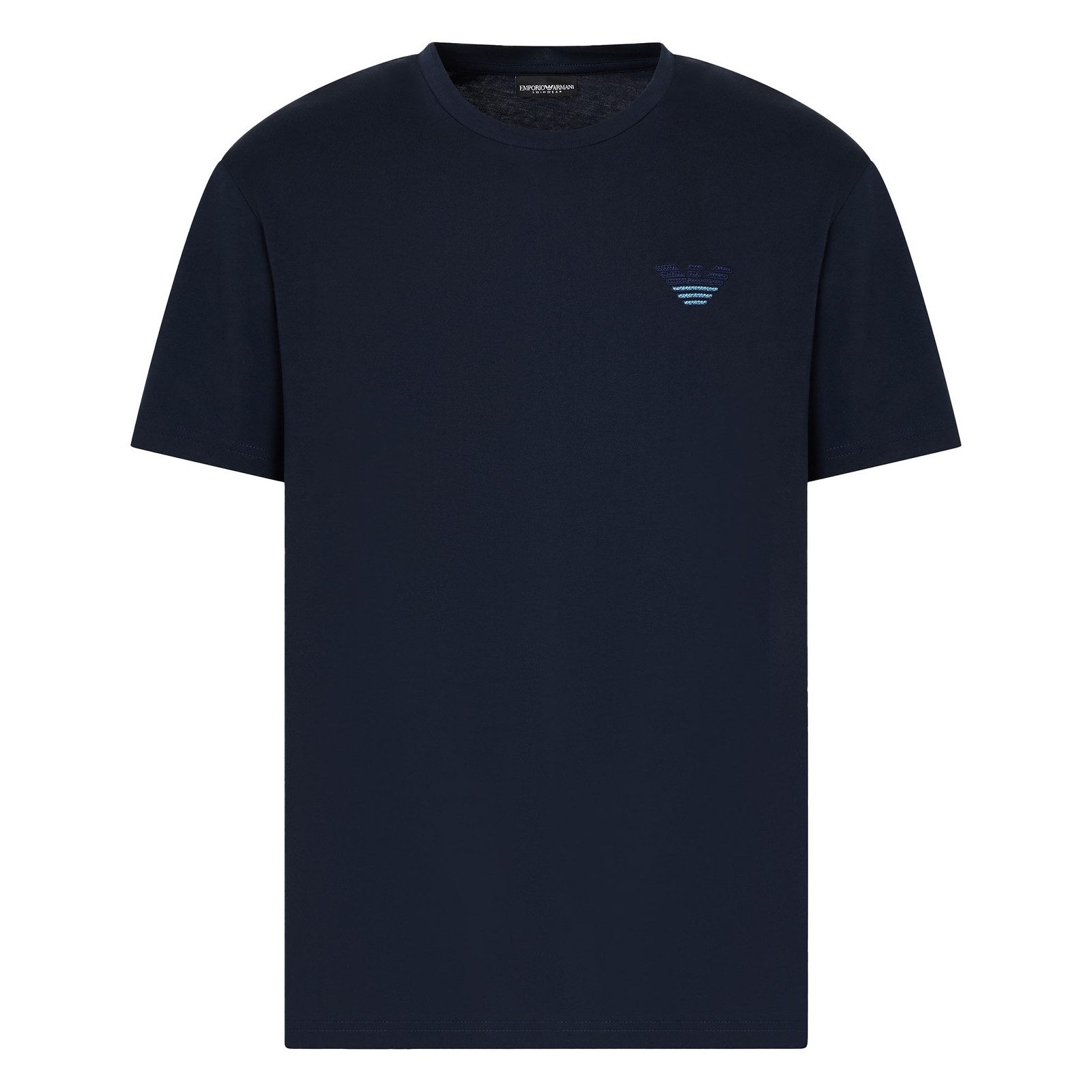 Emporio Armani T-Shirt T-Shirt Beachwear mit Logopatch über der Brust