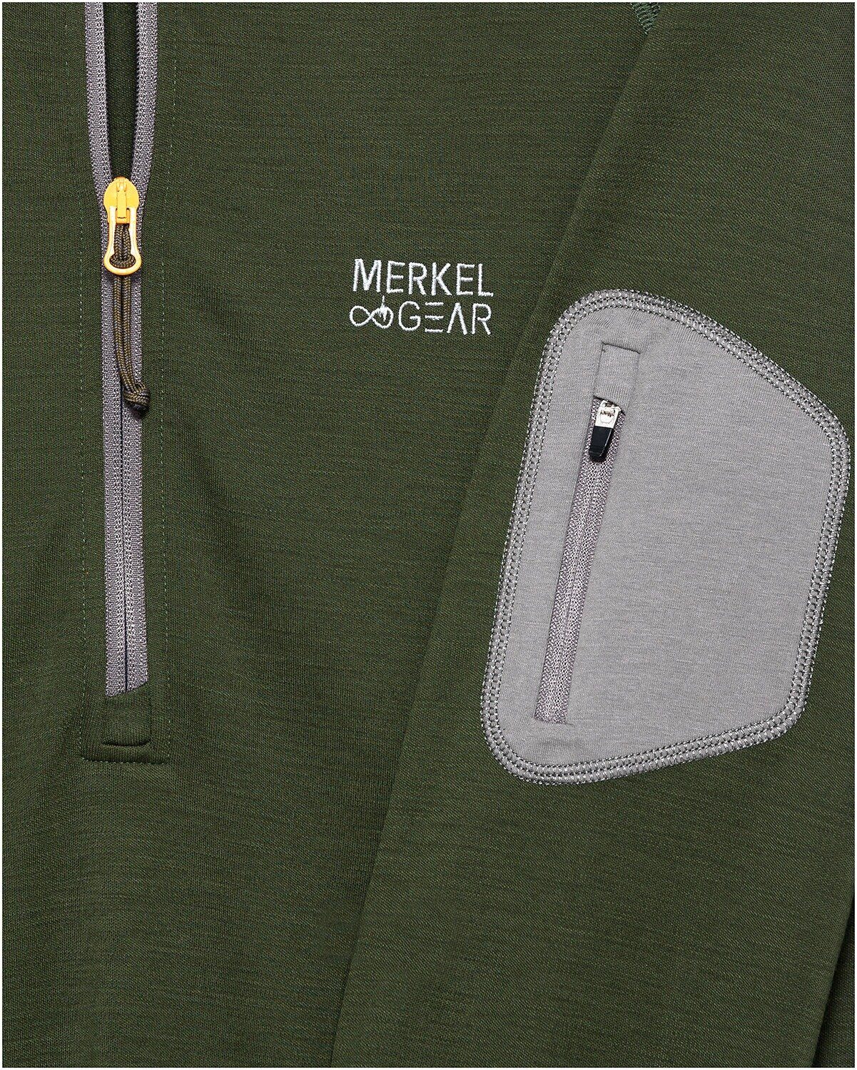 Merino-Longsleeve Gear Merkel Crew Langarmshirt