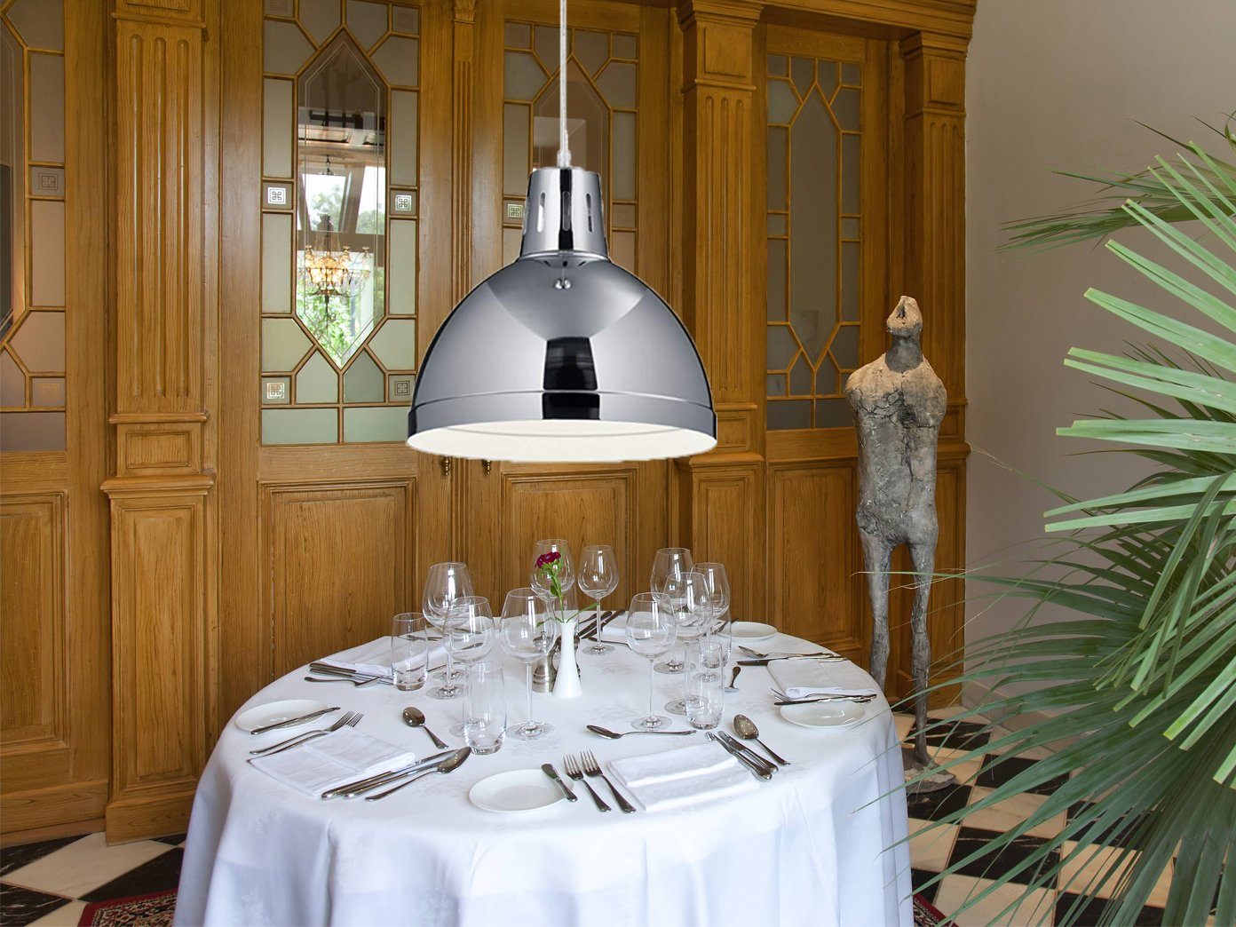 Landhaus Stil Decken Lampe Spot Strahler beweglich Ess Zimmer Beleuchtung Rost 