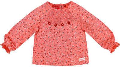 BONDI Langarmshirt Mädchen Langarm Shirt "Alpenglück" mit Streublümchen 86354 - Melba Rosa - Baby Kinder Bekleidung