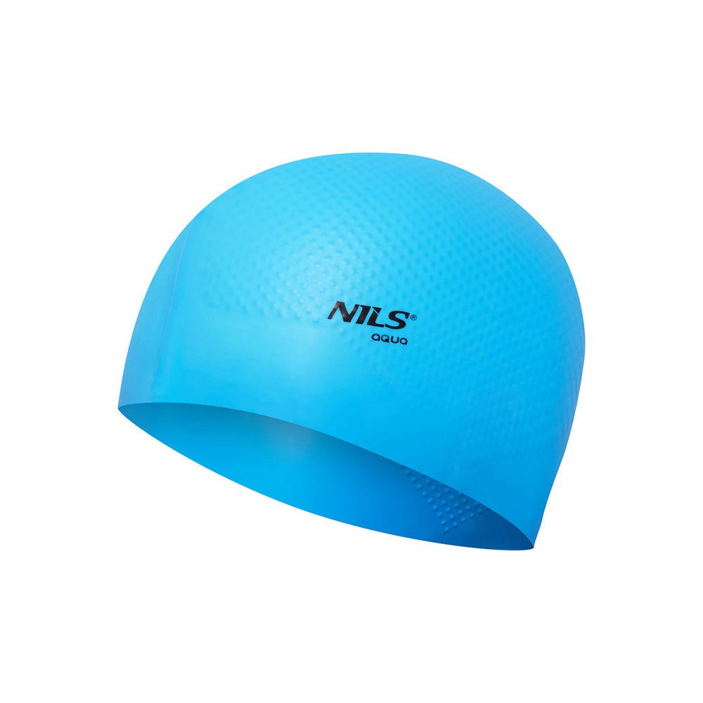 NILS AQUA Badekappe Schwimmhaube Badekappe (Spar-Set, 1 St), Flexibles Silikon passt sich jeder Kopfform an, sitzt bequem