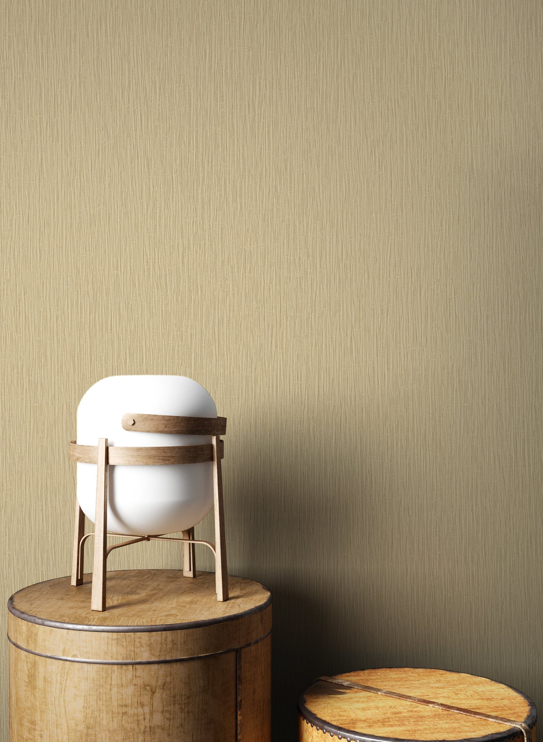 Newroom Vliestapete, Beige Tapete Uni Einfarbig günstig online kaufen